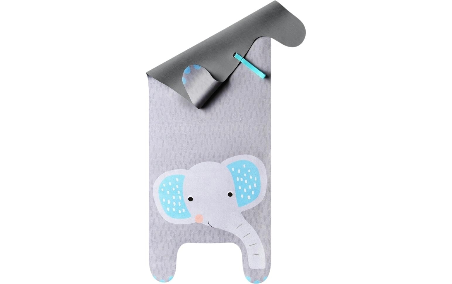   Tapis de jeu »Yogitier Eddy der Elefant Naturkautschuk Mikrofaser-Velours«