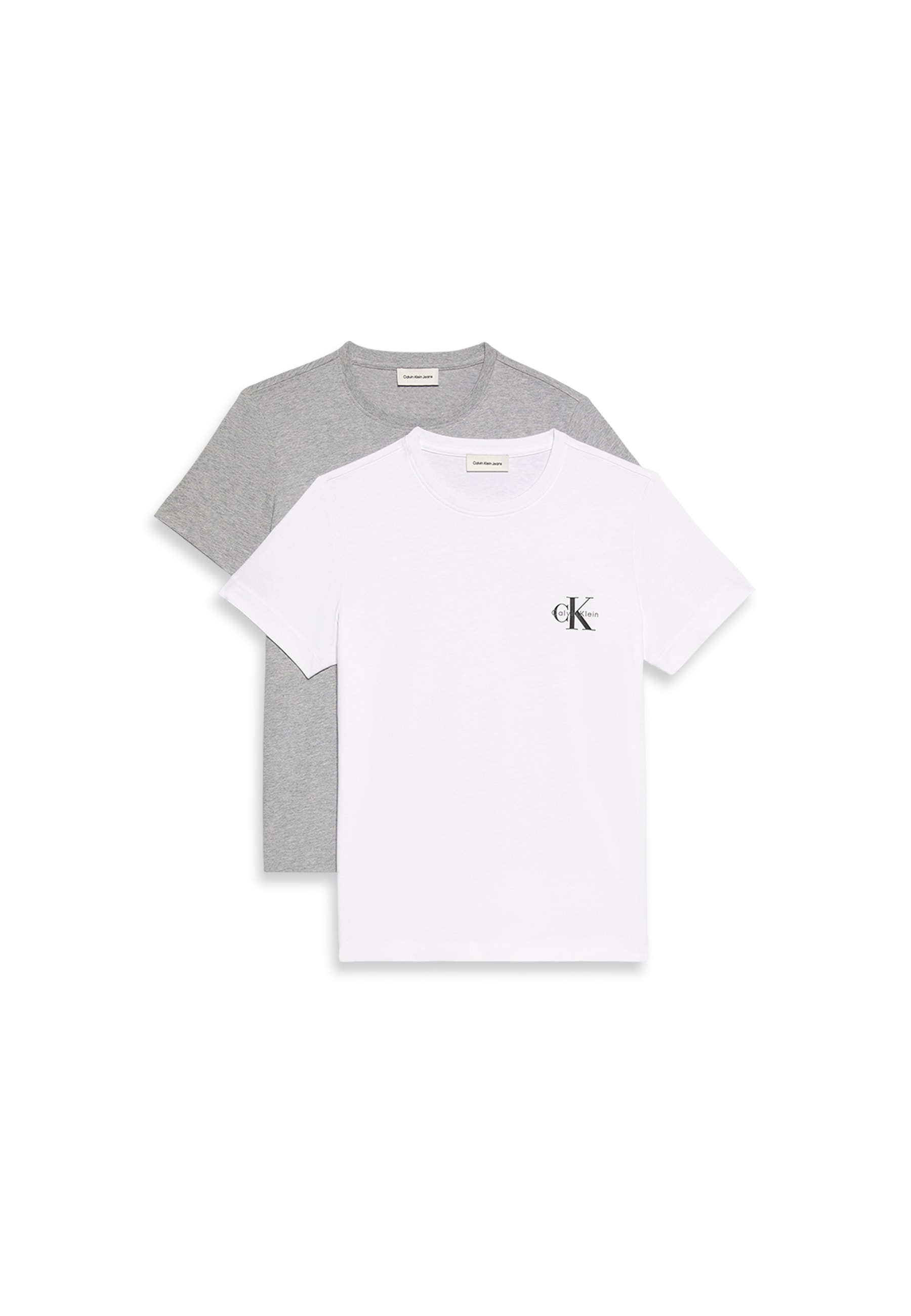 Calvin Klein Jeans T-shirt »MONOLOGO CN 2 PACK TEE« Packung, 2er-Pack, 2 cuis , Logoschriftzug