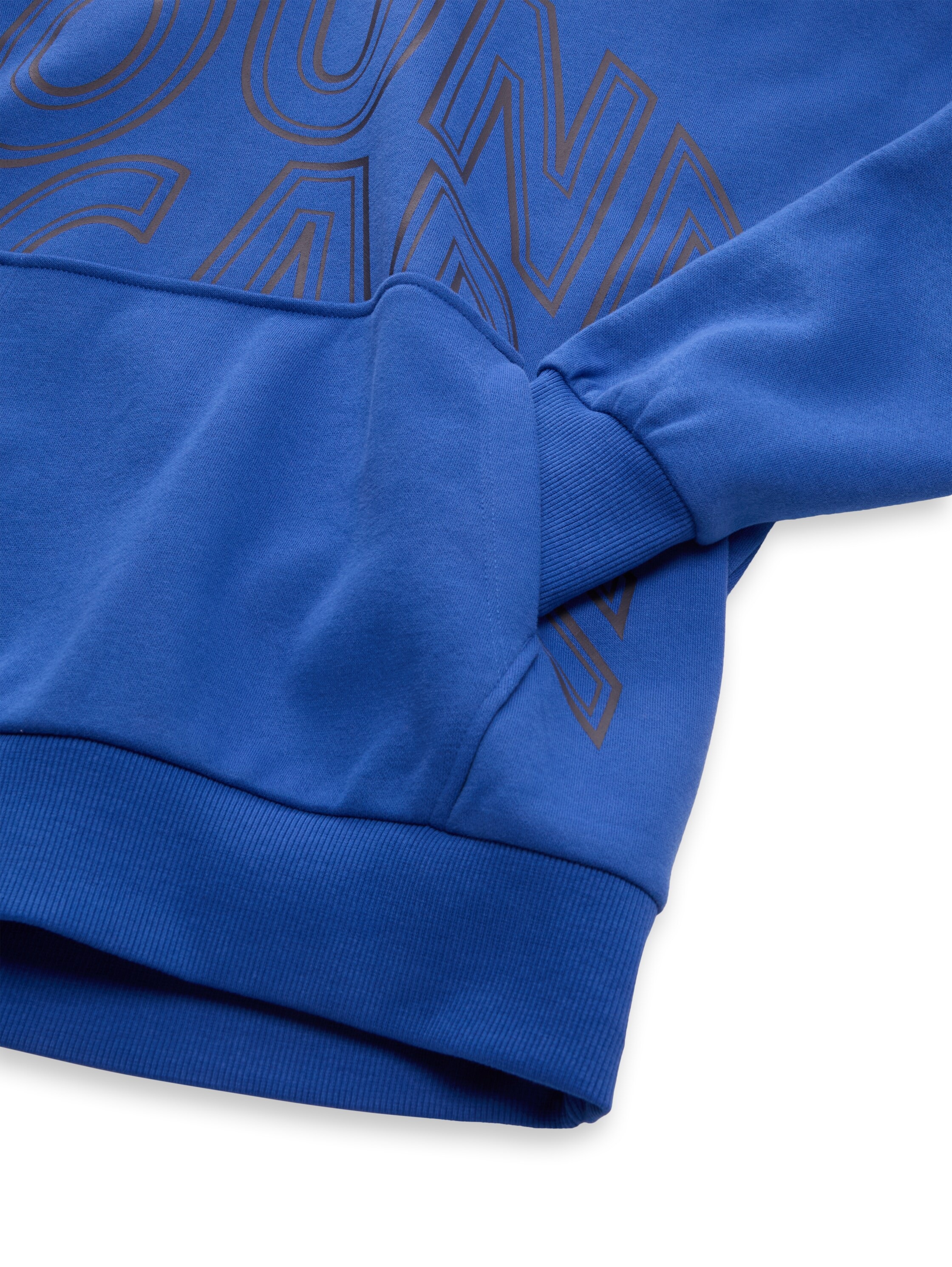 TOM TAILOR Sweat à capuche , avec poche kangourou et imprimé / pour garçons
