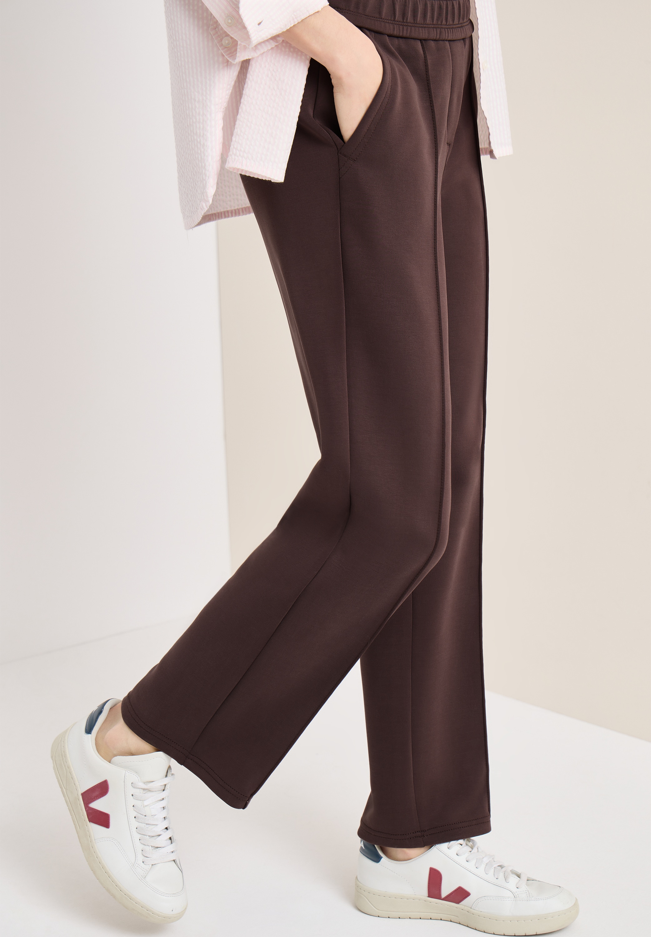 Cecil Pantalon en tissu »Style Neele«  Silk Touch Hose mit Gummizug und Viskose