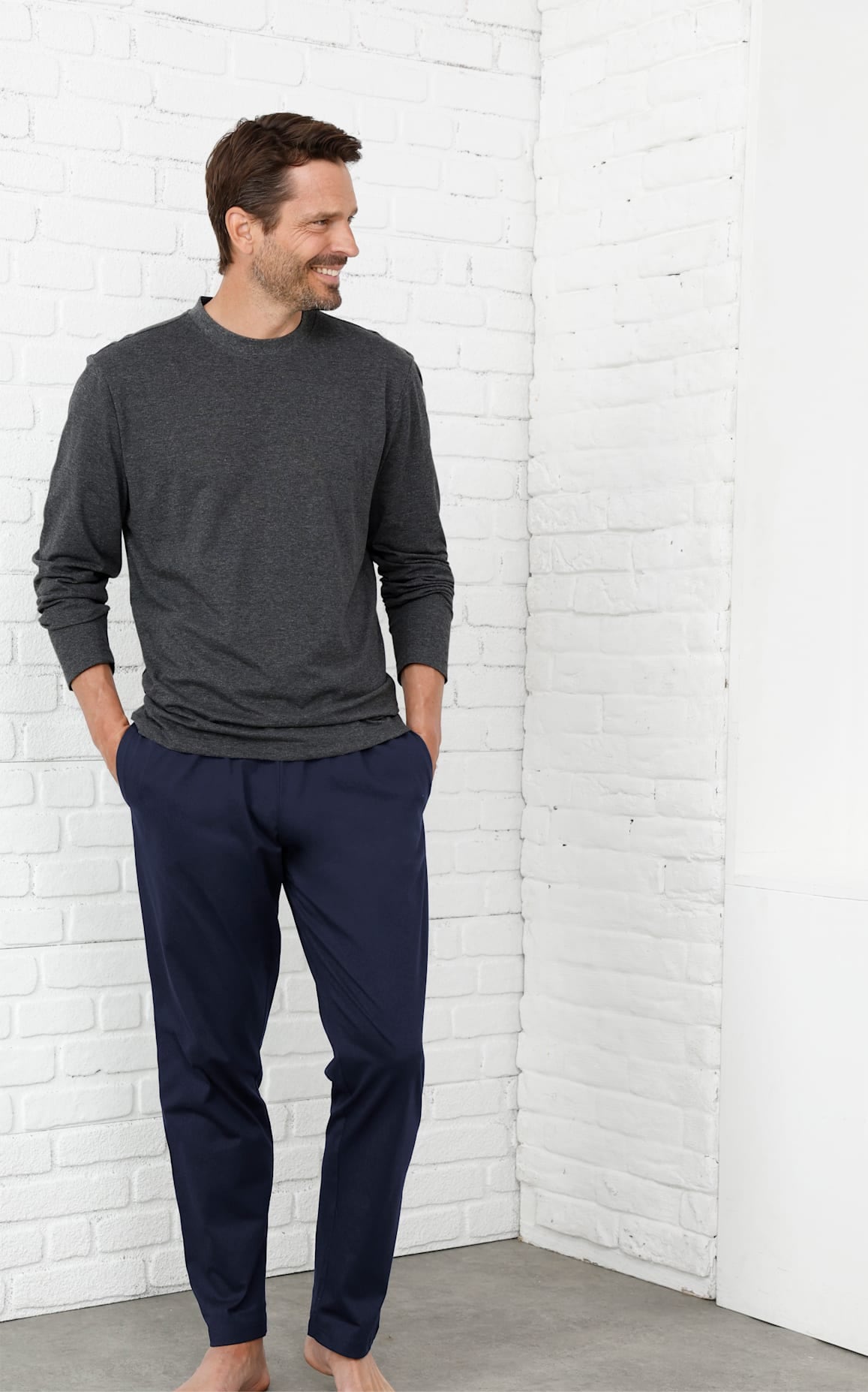 wäschepur Haut de pyjama »Schlafanzug-Shirt« 2 pièces