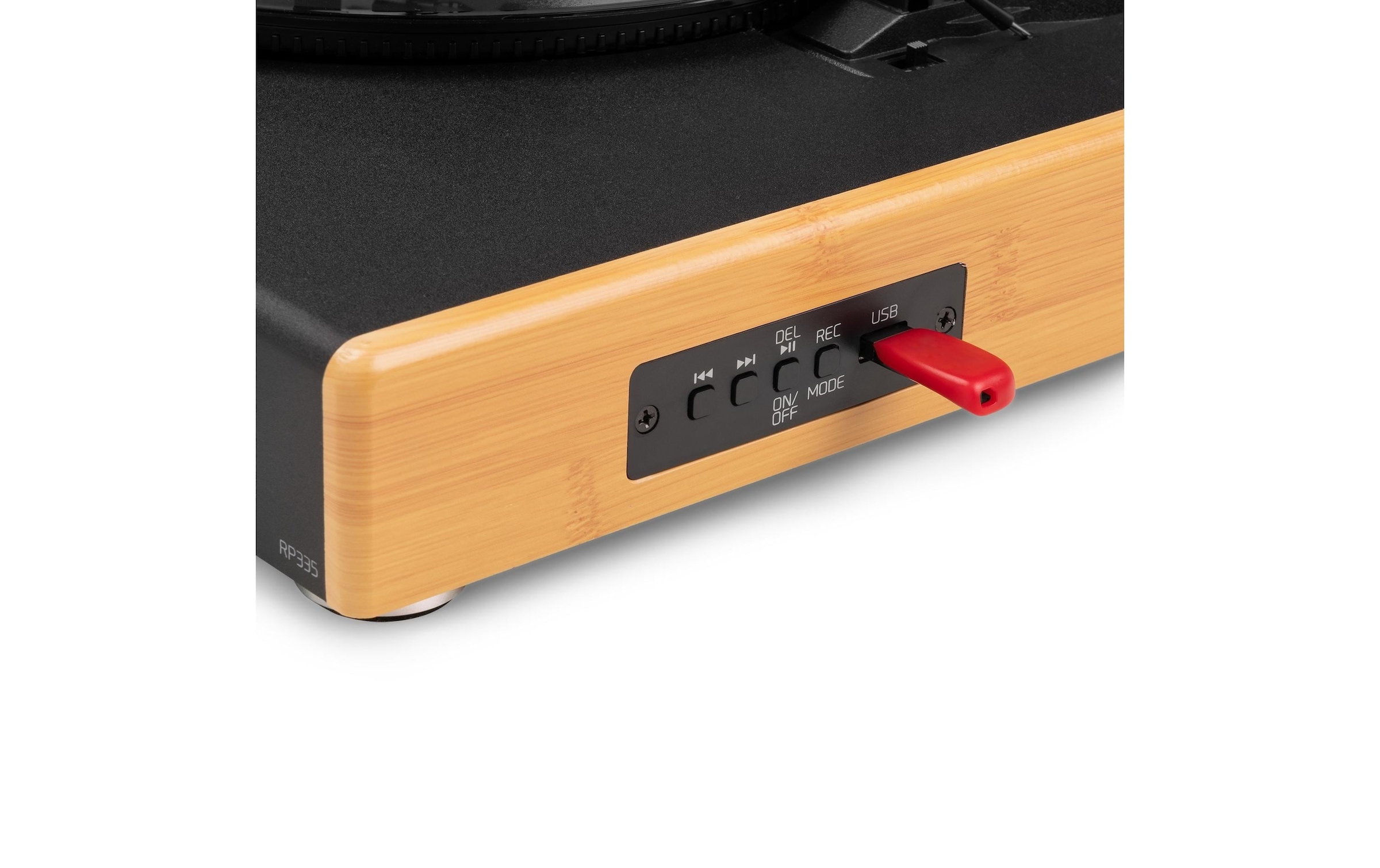 AUDIZIO Tourne-disques »RP335BB mit Lautsprecher, bambus«