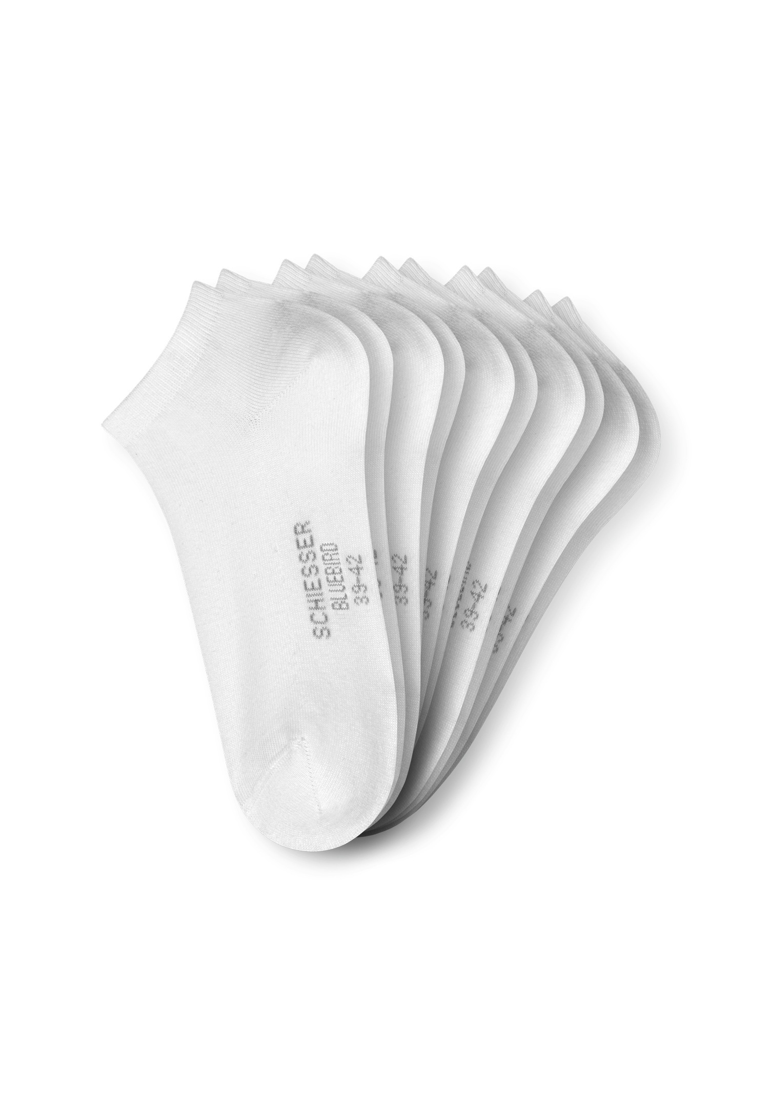 Schiesser Chaussettes de baskets »Bluebird« 5 Couple tlg. ceinture extra douce, renforts aux orteils et talons