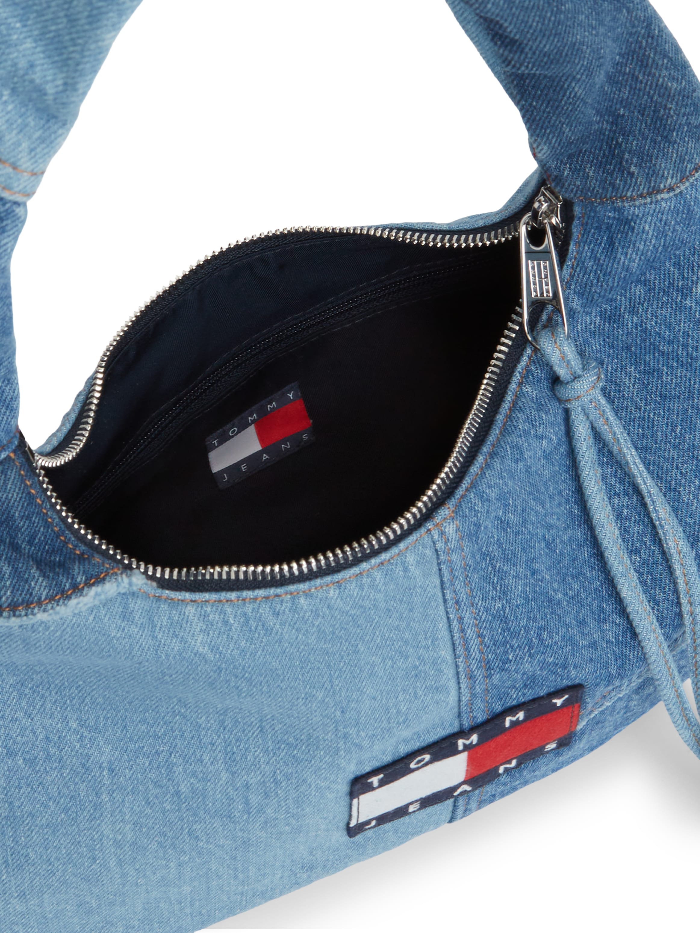 Tommy Jeans Sac à bandoulière »TJW DENIM PATCHWORK SHOULDER BAG« Sac à épaule femme, sac bandoulière, sac cross-body style jean
