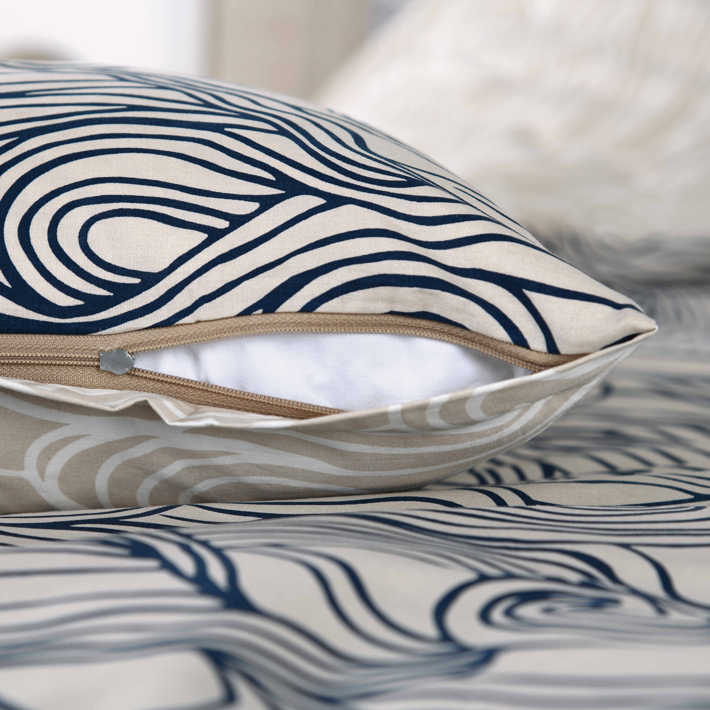 TOM TAILOR HOME Bettwäsche »WAVES« 2 new bedroom, gewebtes Label