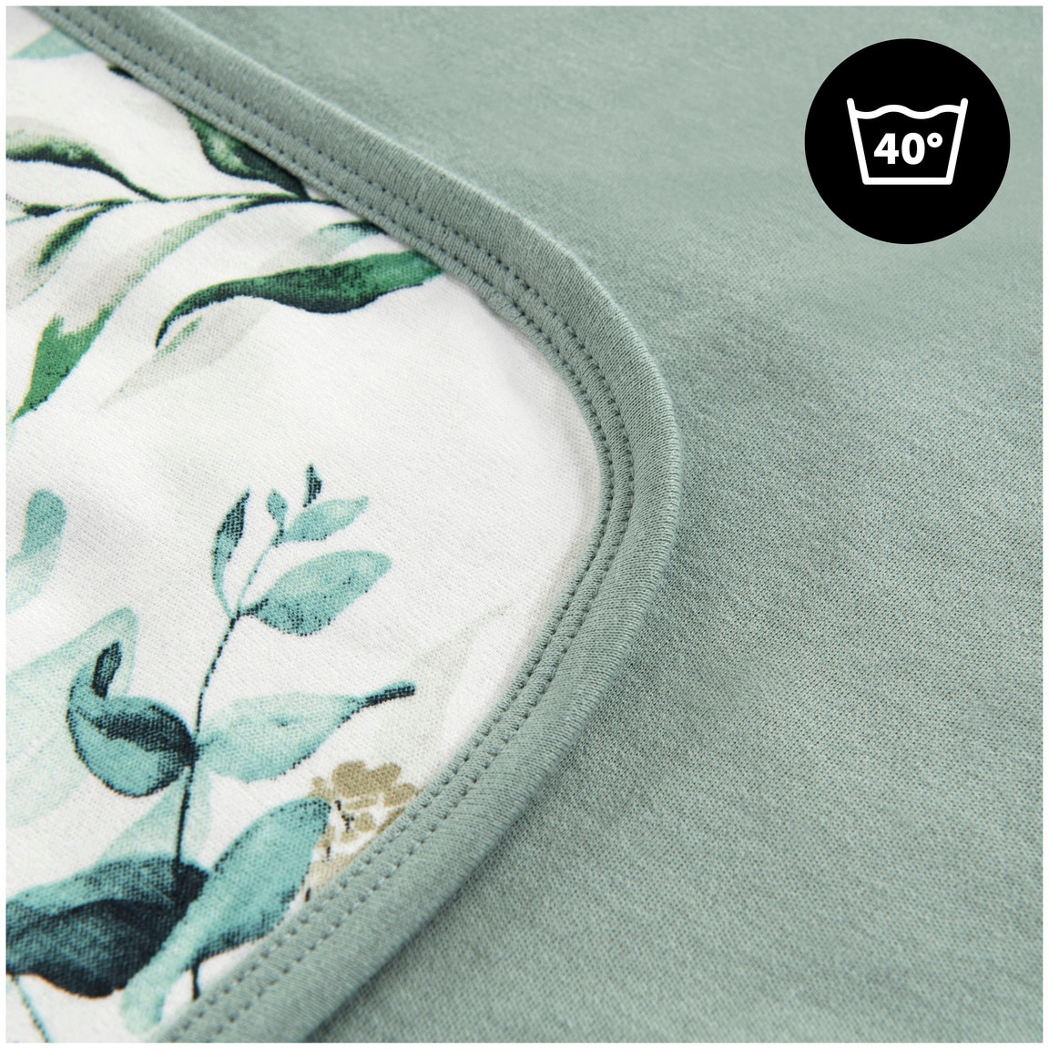 Hauck Babydecke »Baby Einschlagdecke, Snuggle N Dream leaves Mint/grün« Baby Einschlagdecke mit Kapuze
