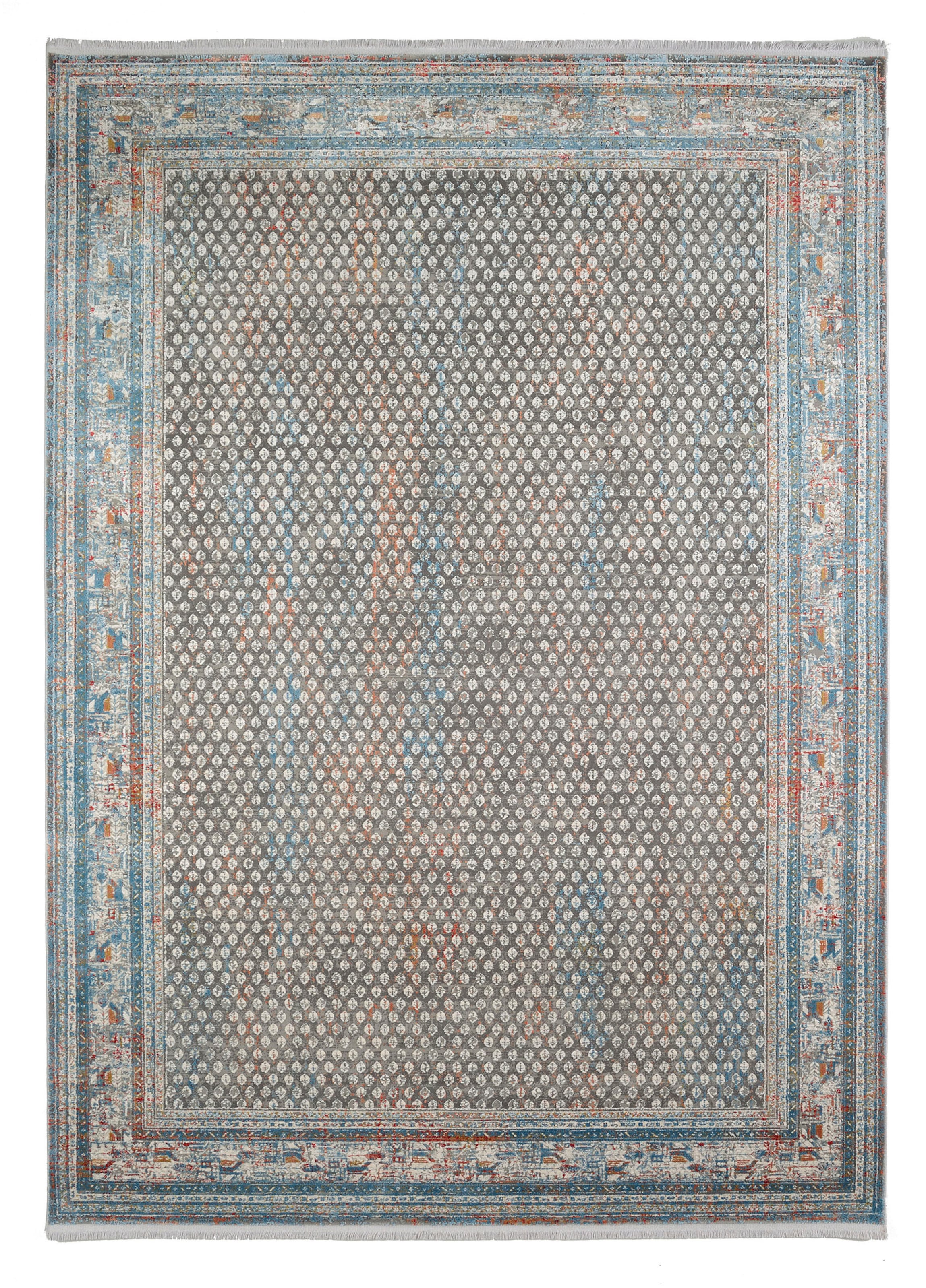 OCI DIE TEPPICHMARKE Tapis »BESTSELLER MIRI« Rectangulaire 8 mm Höhe Vintage Optik mit feinem Glanz und feinen Fransen, Wohnzimmer