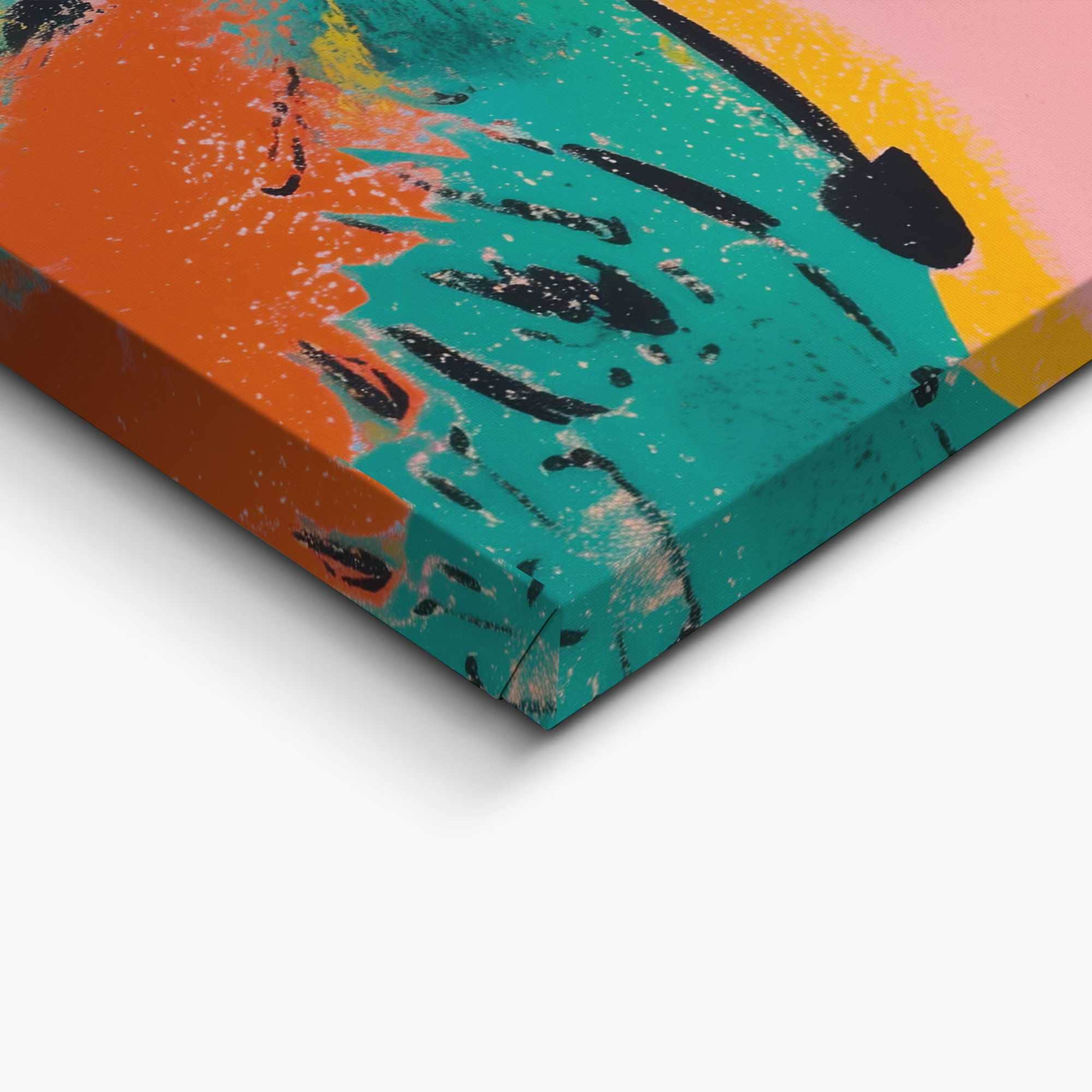 Reinders! Tableau sur toile »Coloured Parrot« Wohnzimmer - Papagei - Farbenfroh - Mehrfarbig - Leinwand - Tiere