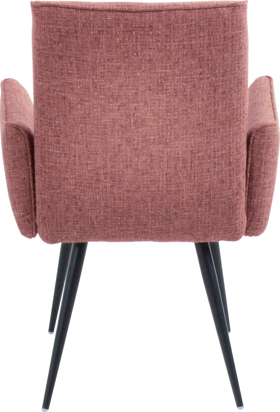 K+W Komfort & Wohnen Chaise avec accoudoirs »Giacomo I« () 1 cuischaise à 4 pieds avec accoudoirs, passepoil de 4mm tout autour du dossier et de l'assise