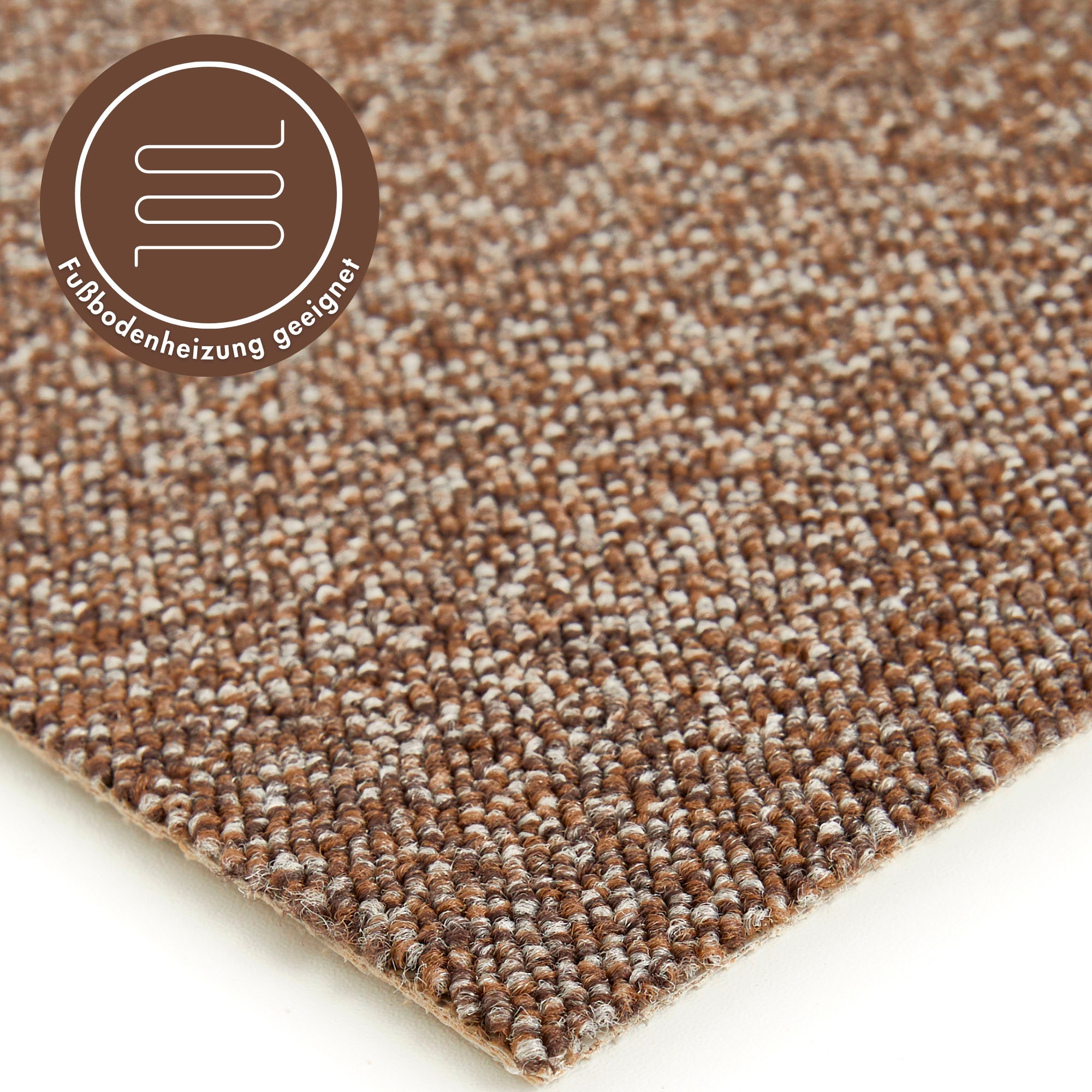 Andiamo Teppichboden »Matz, Schlinge, Made in Belgium« rechteckig 6 mm Höhe meliert, Breite 400 cm oder 500 cm, strapazierfähig & pflegeleicht