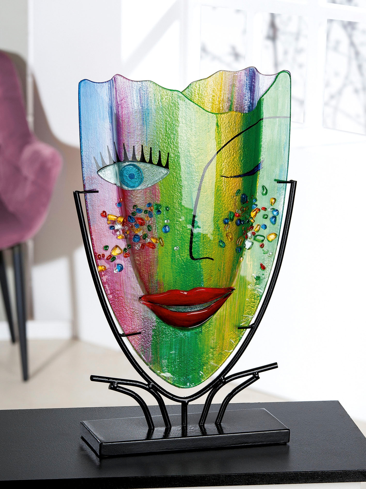 Casablanca by Gilde Vase décoratif »Amour« Vase aus Glas