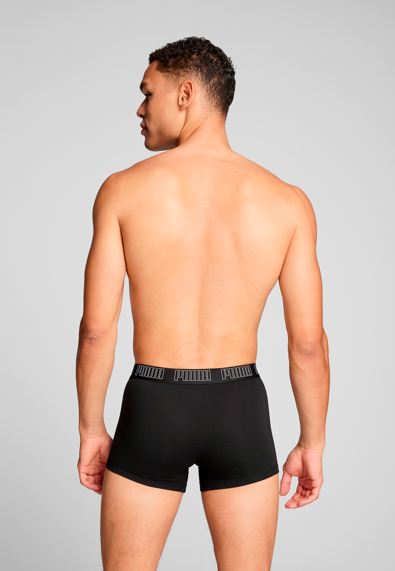 PUMA Hipster »PUMA MEN EVERYDAY TRUNKS 2P« Packung, 2er-Pack,  mit kontrastfarbigem Webbund