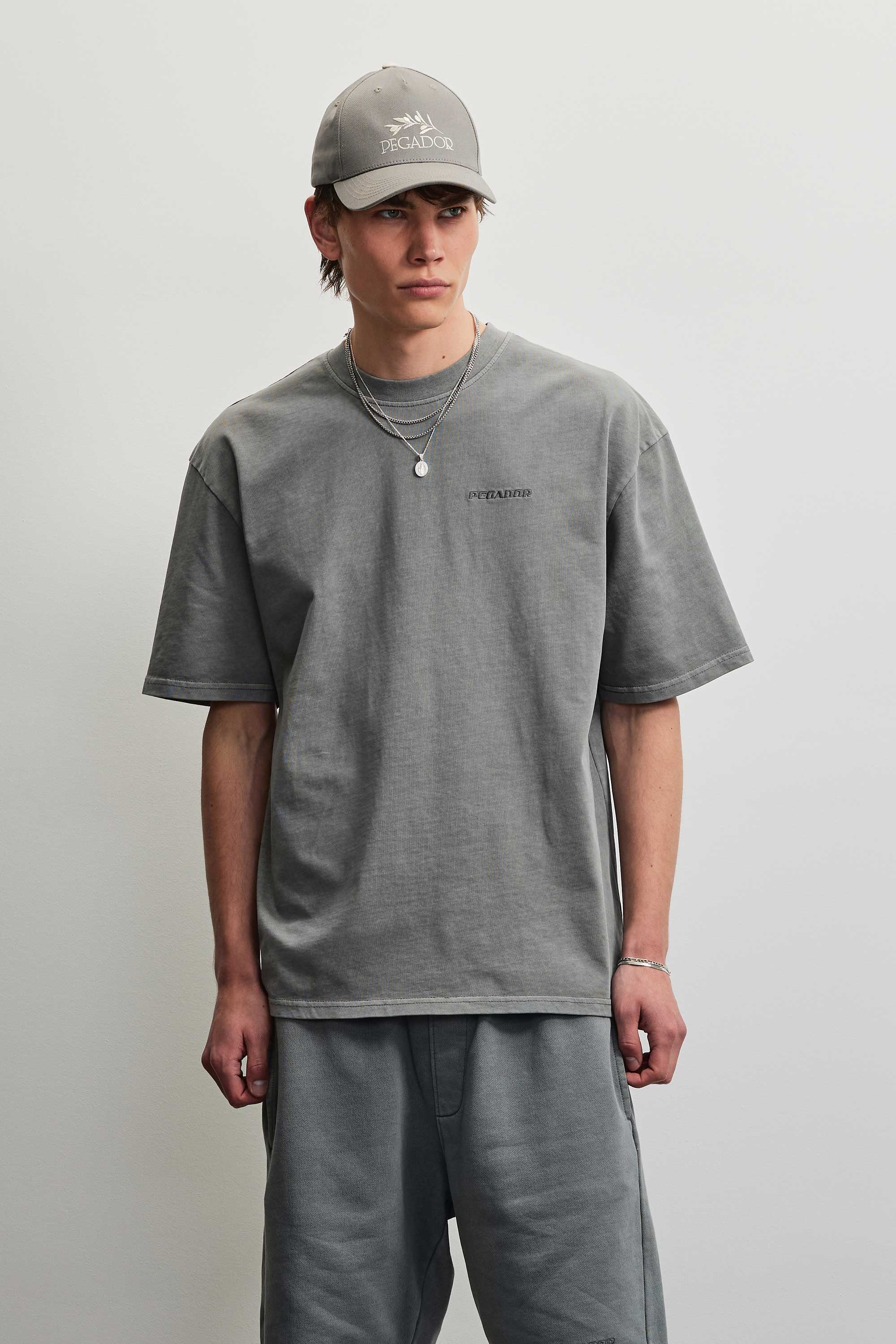 PEGADOR T-Shirt »LOGO OVERSIZED TEE« Baumwolle, oversize