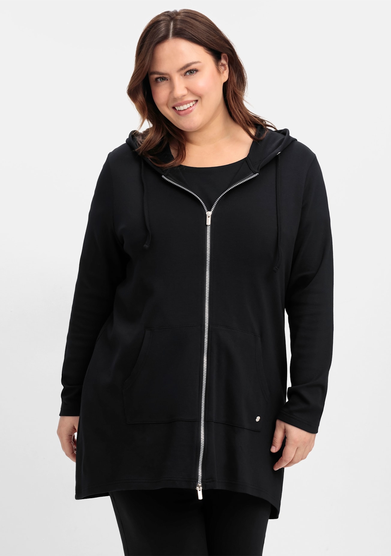 Sheego Shirtjacke »Sweatjacke« 1 Stk. tlg.