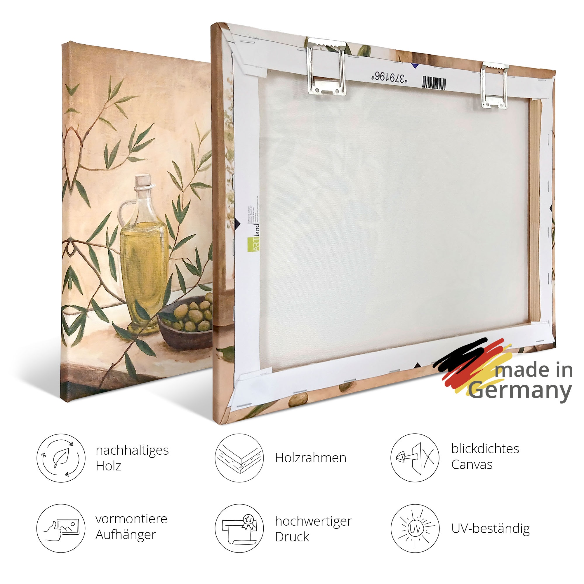 GOODproduct Leinwandbild »Steg mit Sonnenuntergang« Meer Bilder 1 Stk. tlg.