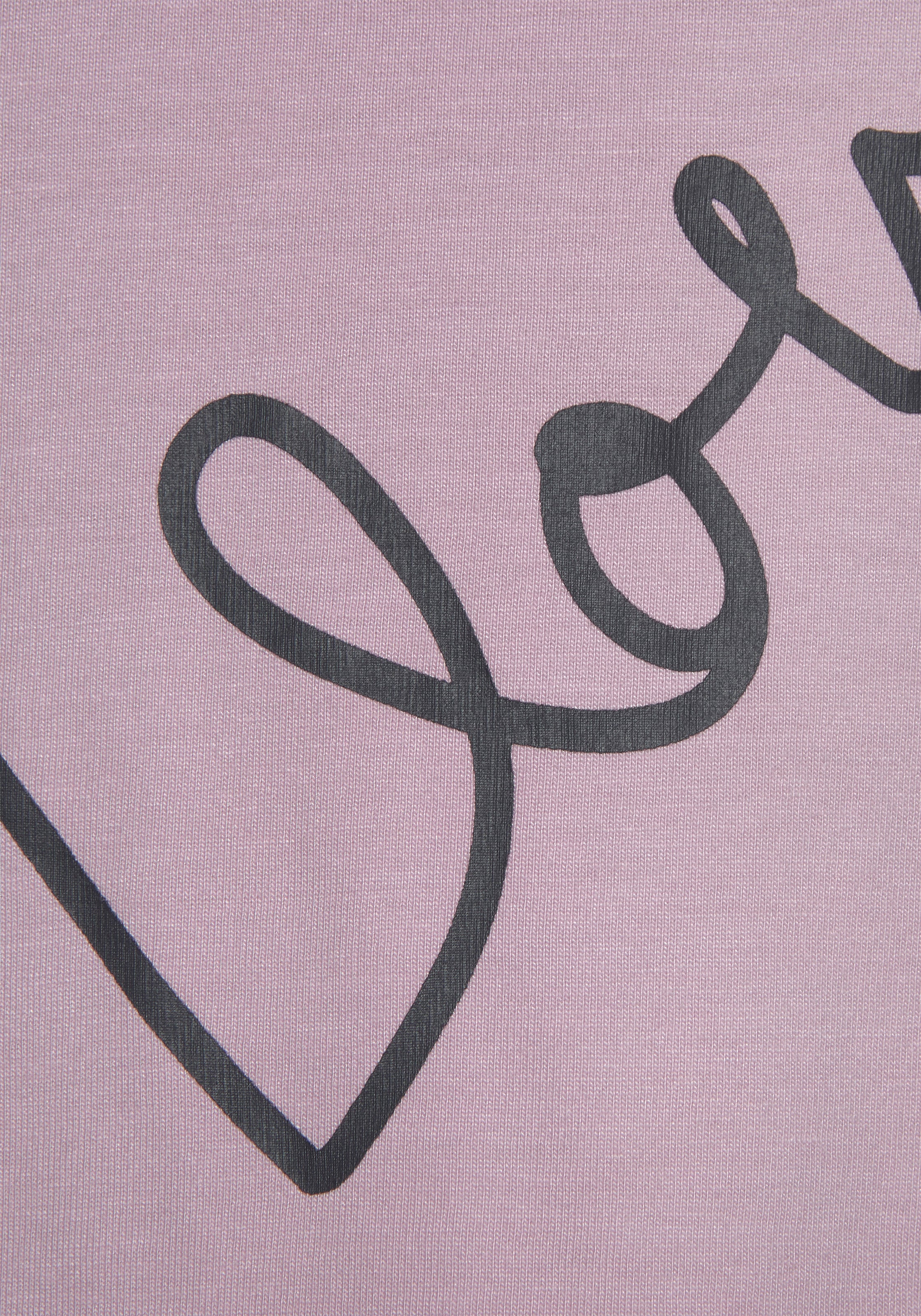 Vivance Dreams Bigshirt 1-teilig,  mit Herzchendruck