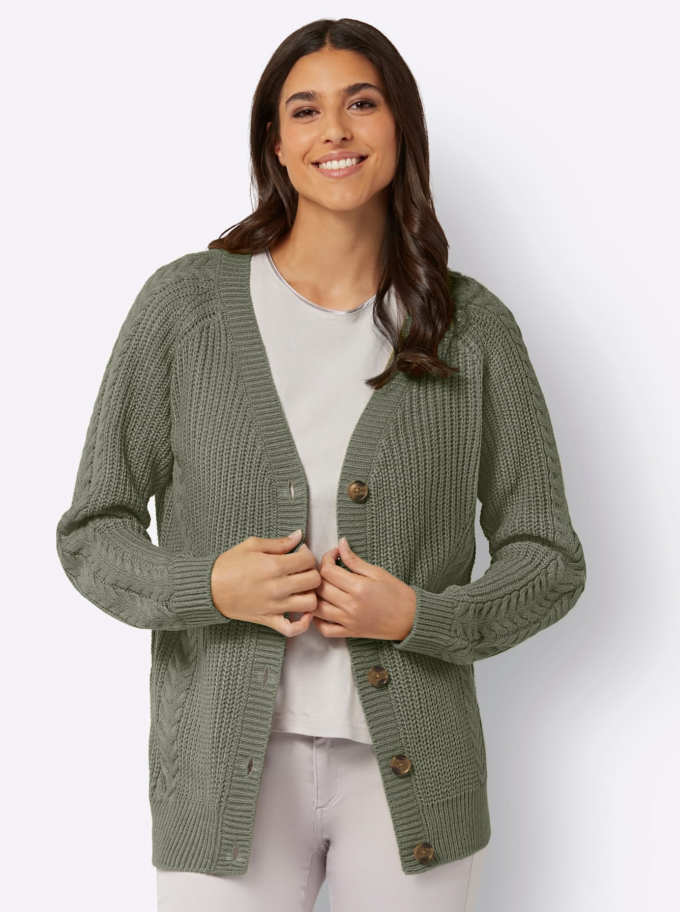Classic Basics Strickjacke
