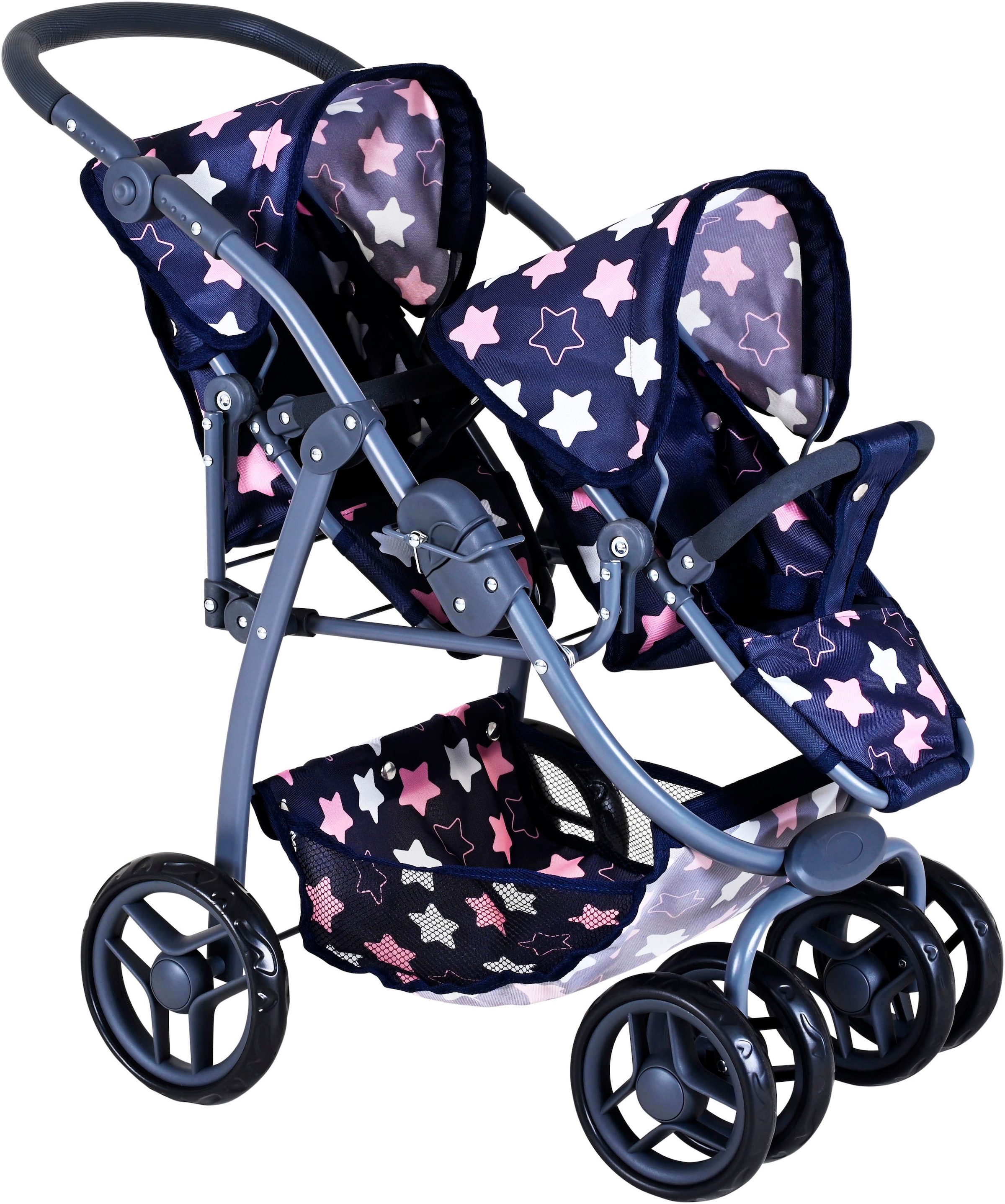 Knorrtoys® Puppen-Zwillingsbuggy »Milo«