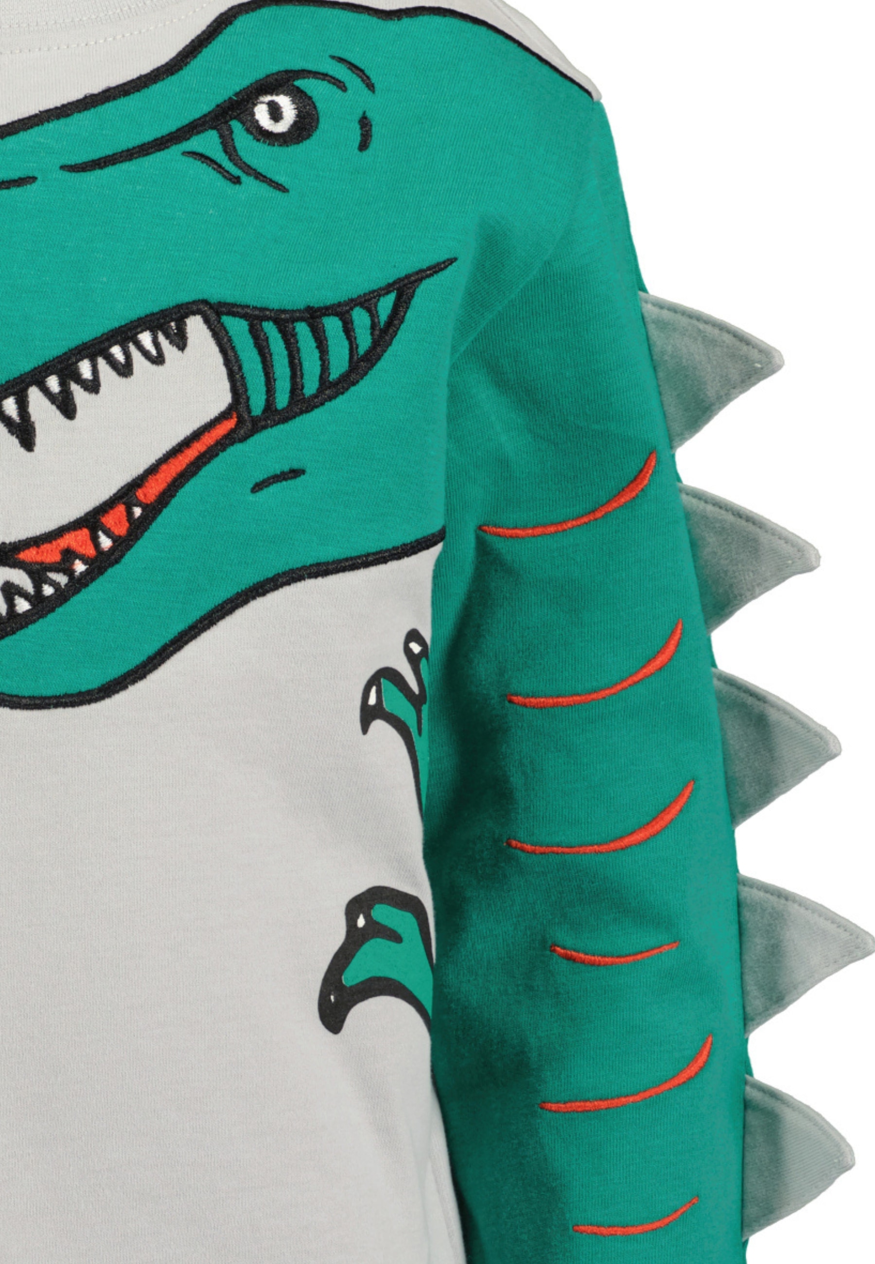 Blue Seven T-shirt à manches longues avec motif dinosaure exceptionnel et de haute qualité