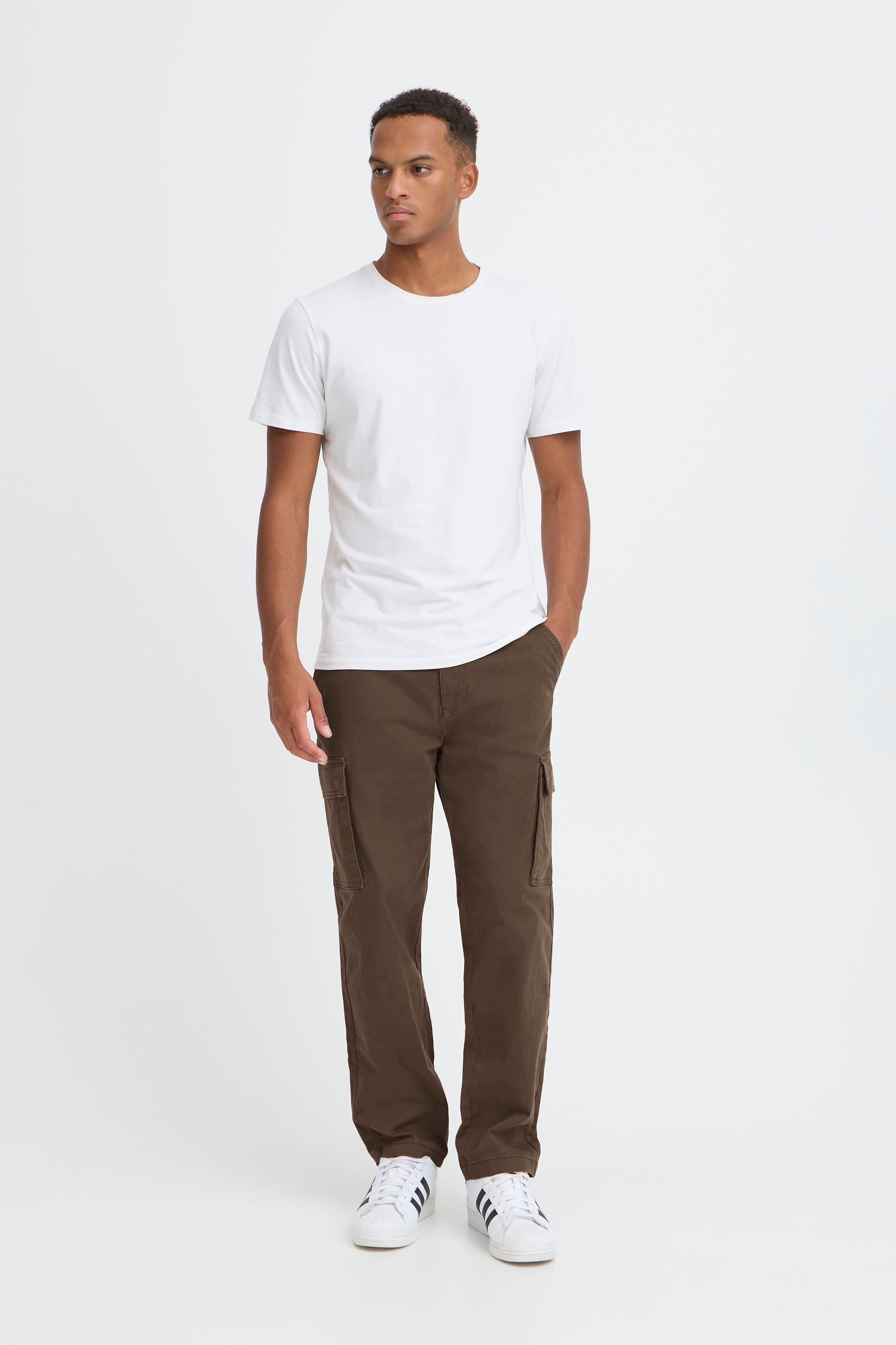 Blend Pantalon cargo »BHNATAN CARGO«  en mélange de coton, coupe ample, coupe longueur cheville