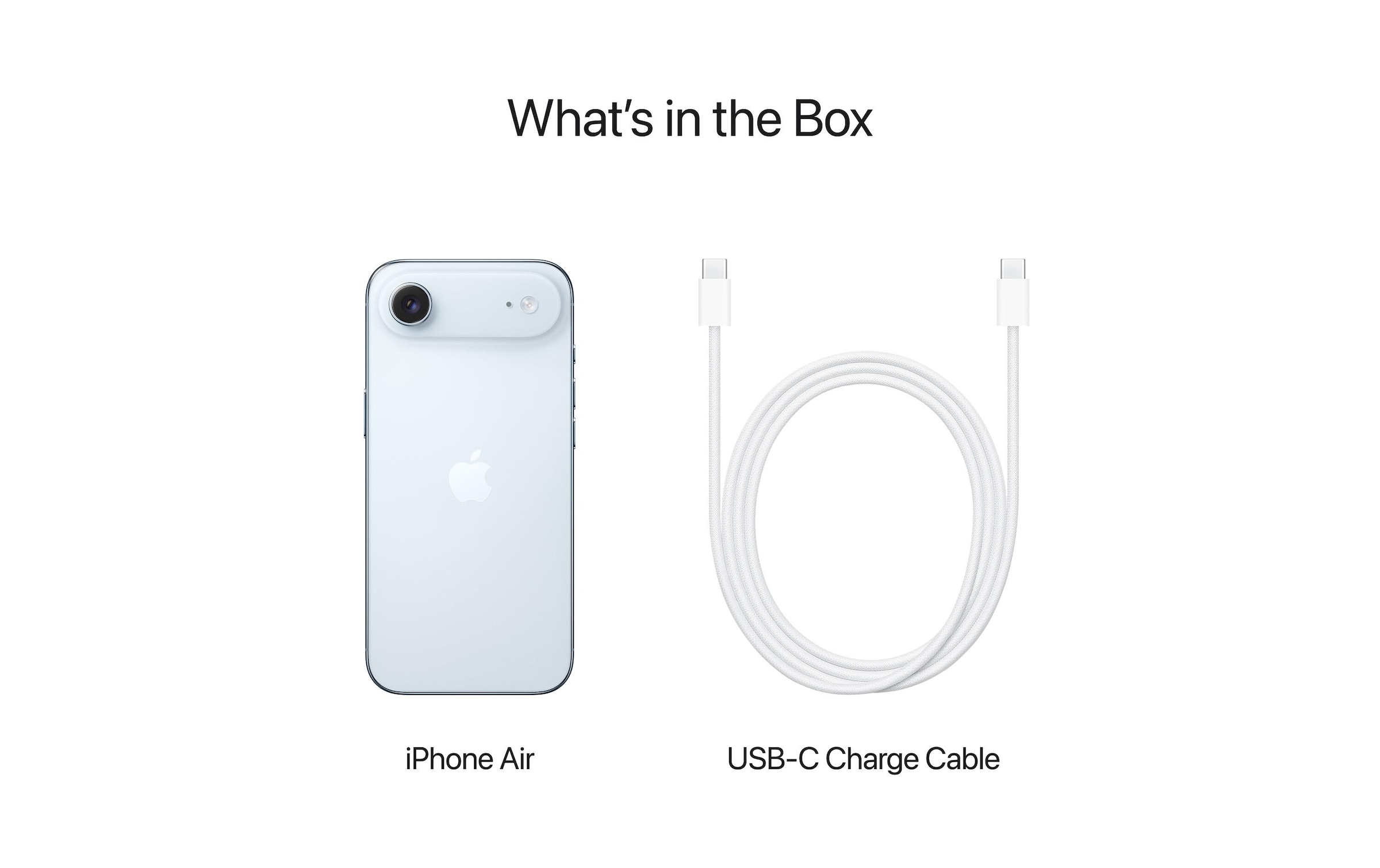 Apple Smartphone »iPhone Air« Hellblau Induktionsladung