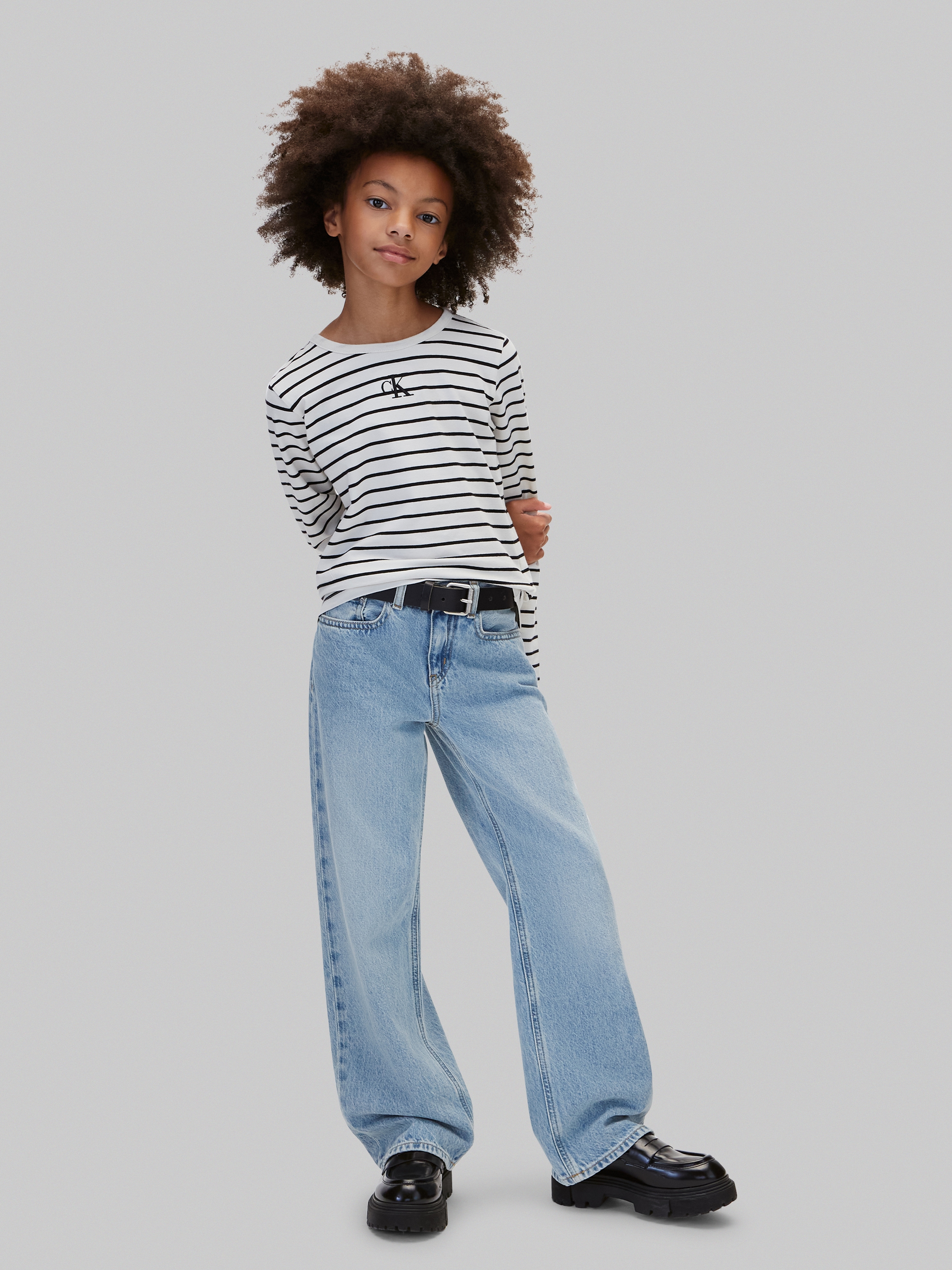 Calvin Klein T-shirt à manches longues »CK STRIPE LS T-SHIRT« Regular fit mit Streifenmuster