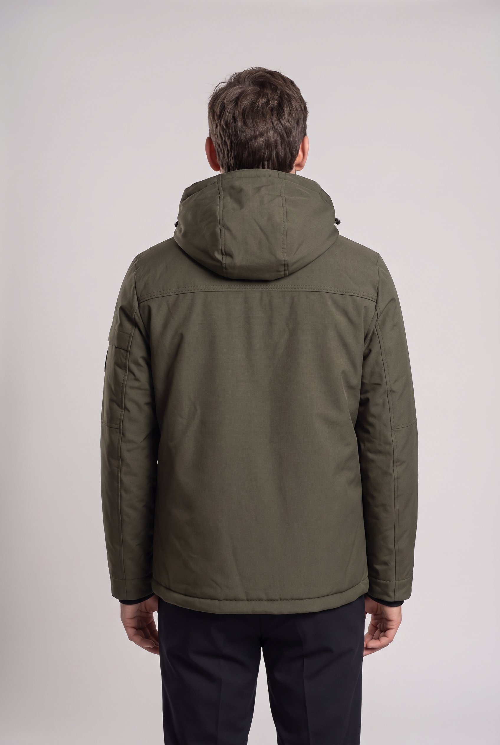 CASAMODA Veste d'hiver avec capuche avec capuche et fermeture éclair
