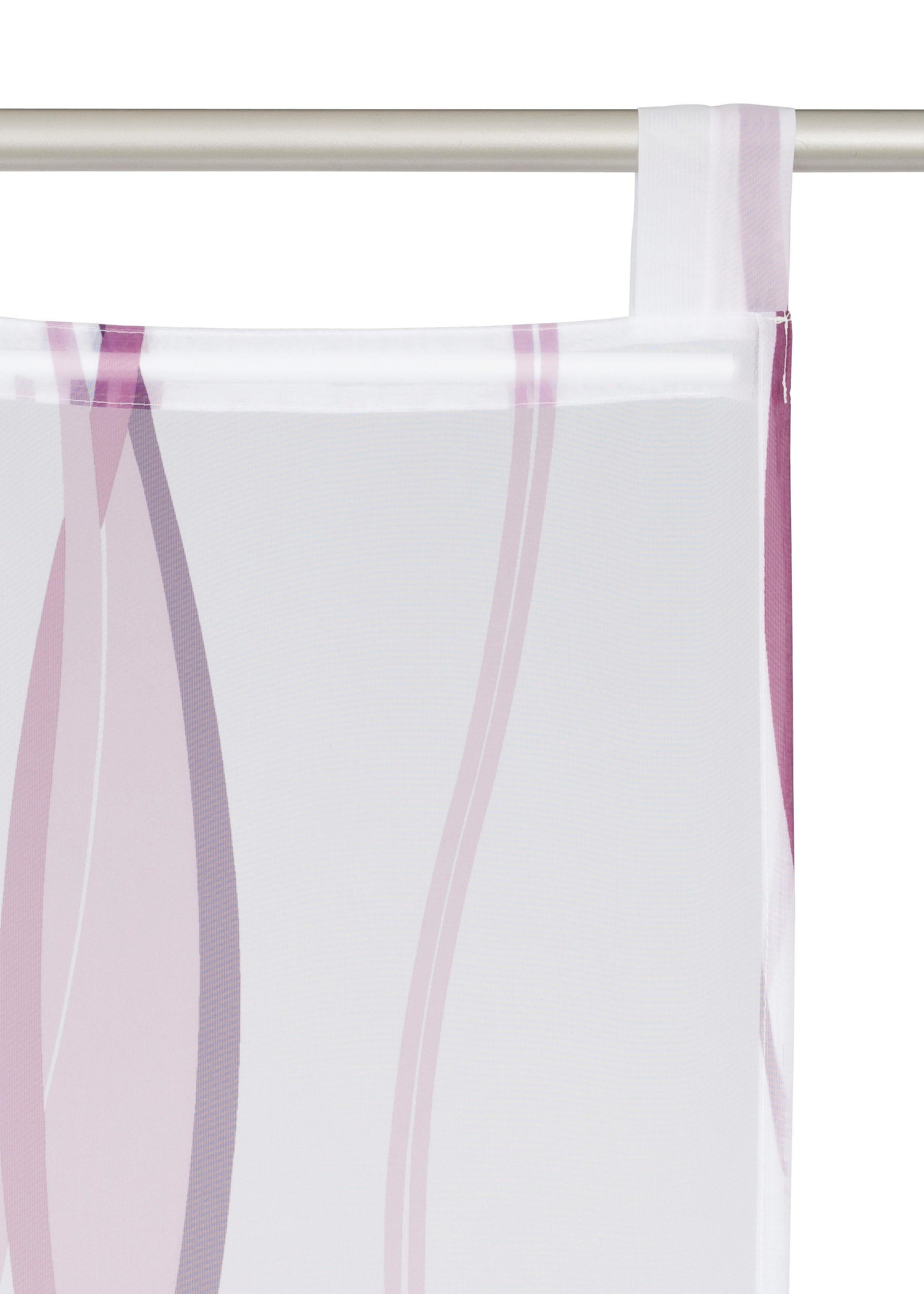 GOODproduct Rideau coulissant »Dimona« Boucles 2 cuis tlg. 2er-Set, Fertiggardine, inkl. Beschwerungsstange, Wellen