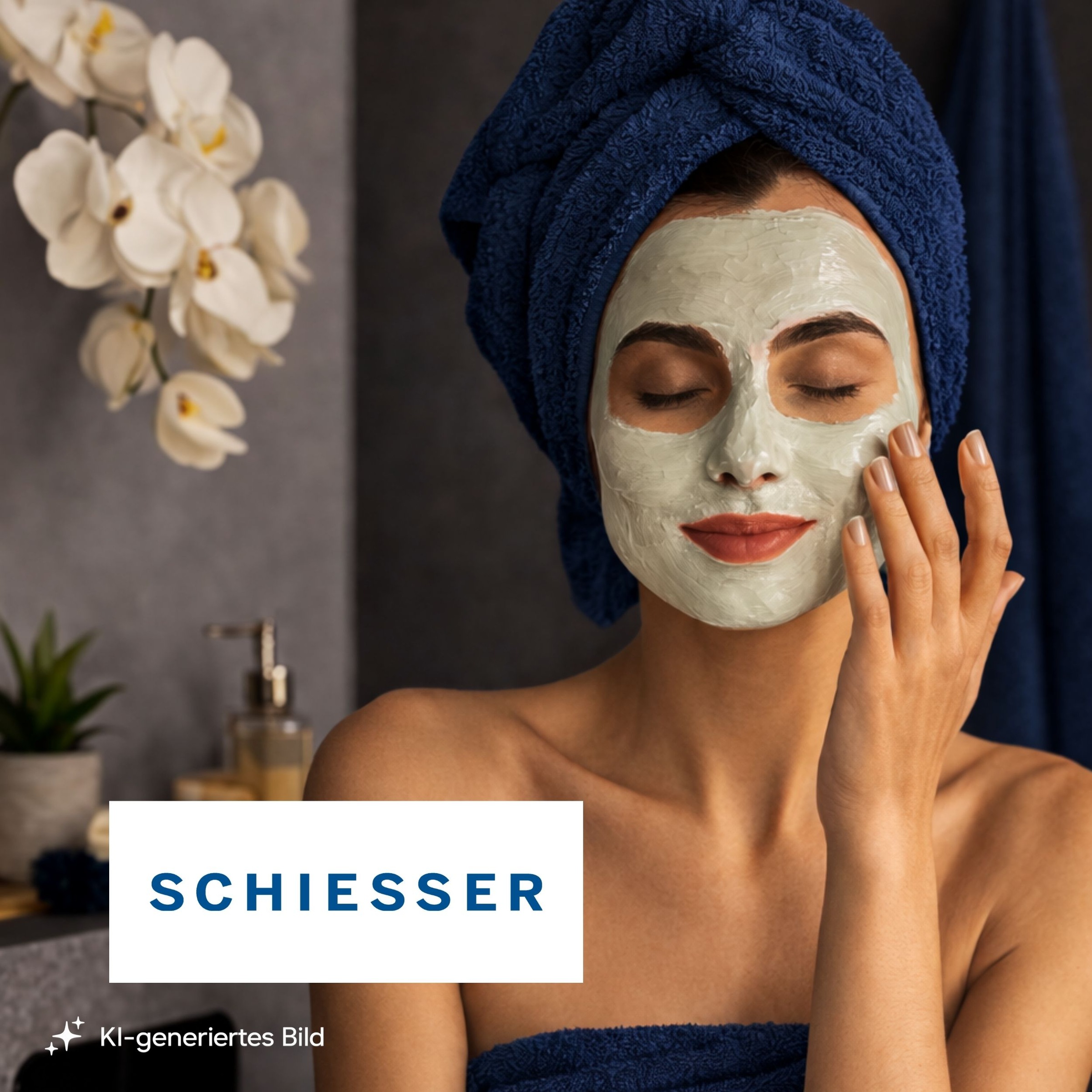 Schiesser Gaestehandtuecher »Milano aus 100% Baumwolle mit eleganter Bordüre in Hoch-Tief-Optik« Made in Green