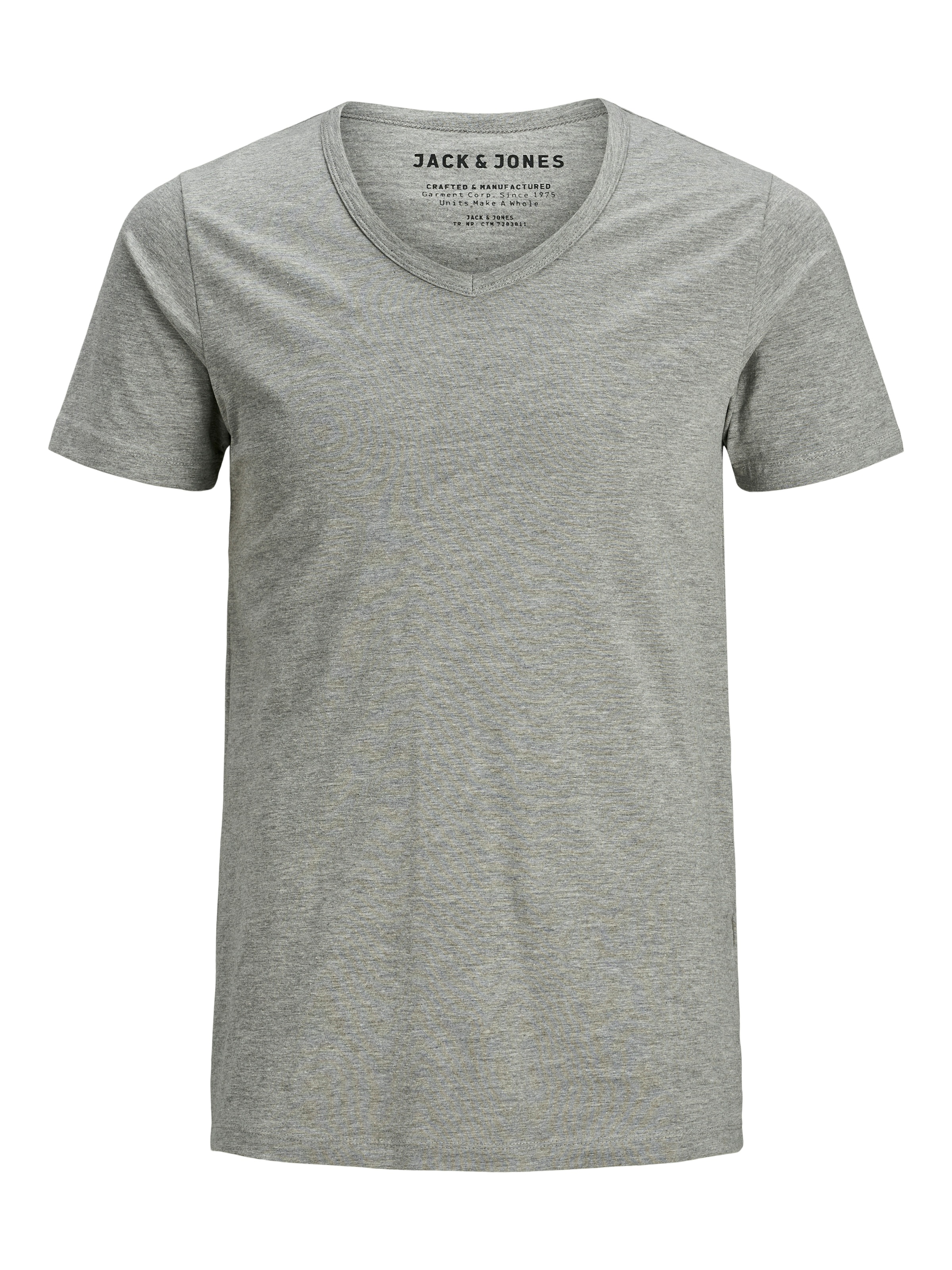 Jack & Jones T-Shirt »SLIM- FIT BASIC TEE V-NECK« mit V-Ausschnitt