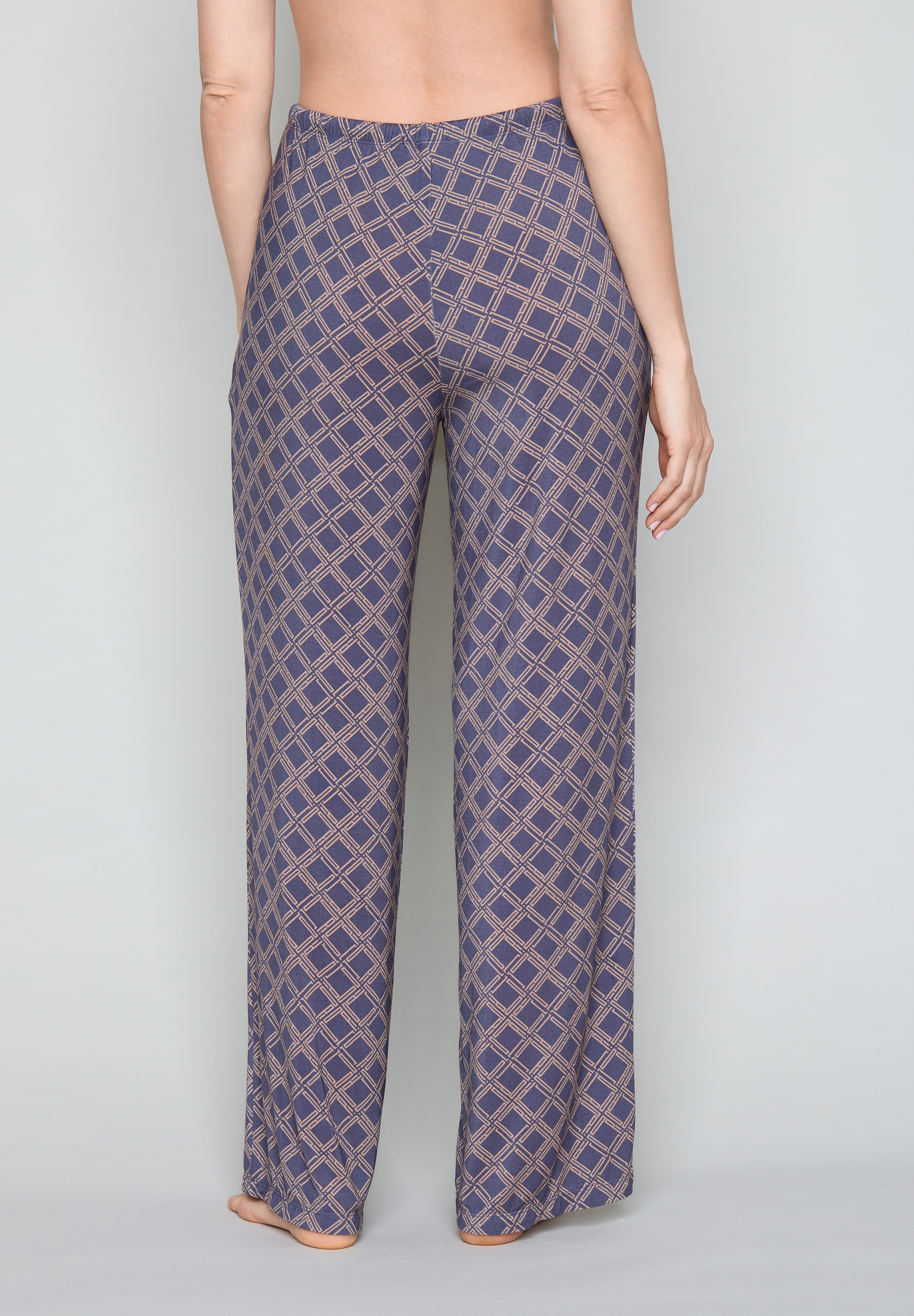 JOOP! Pantalon de pyjama  21 : Coupe droite aux jambes, imprimé géométrique