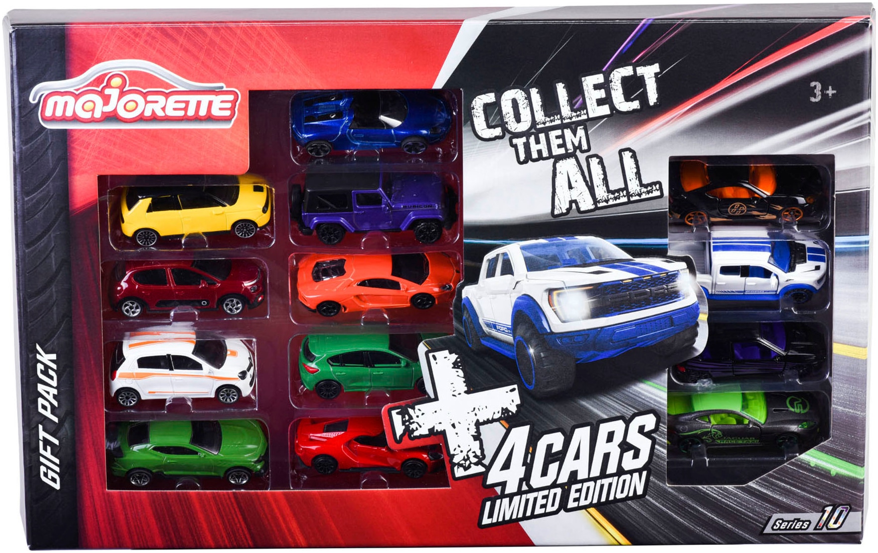 majORETTE Spielzeug-Auto »Giftpack Collect them All, 9+4 Limited Edition 10«