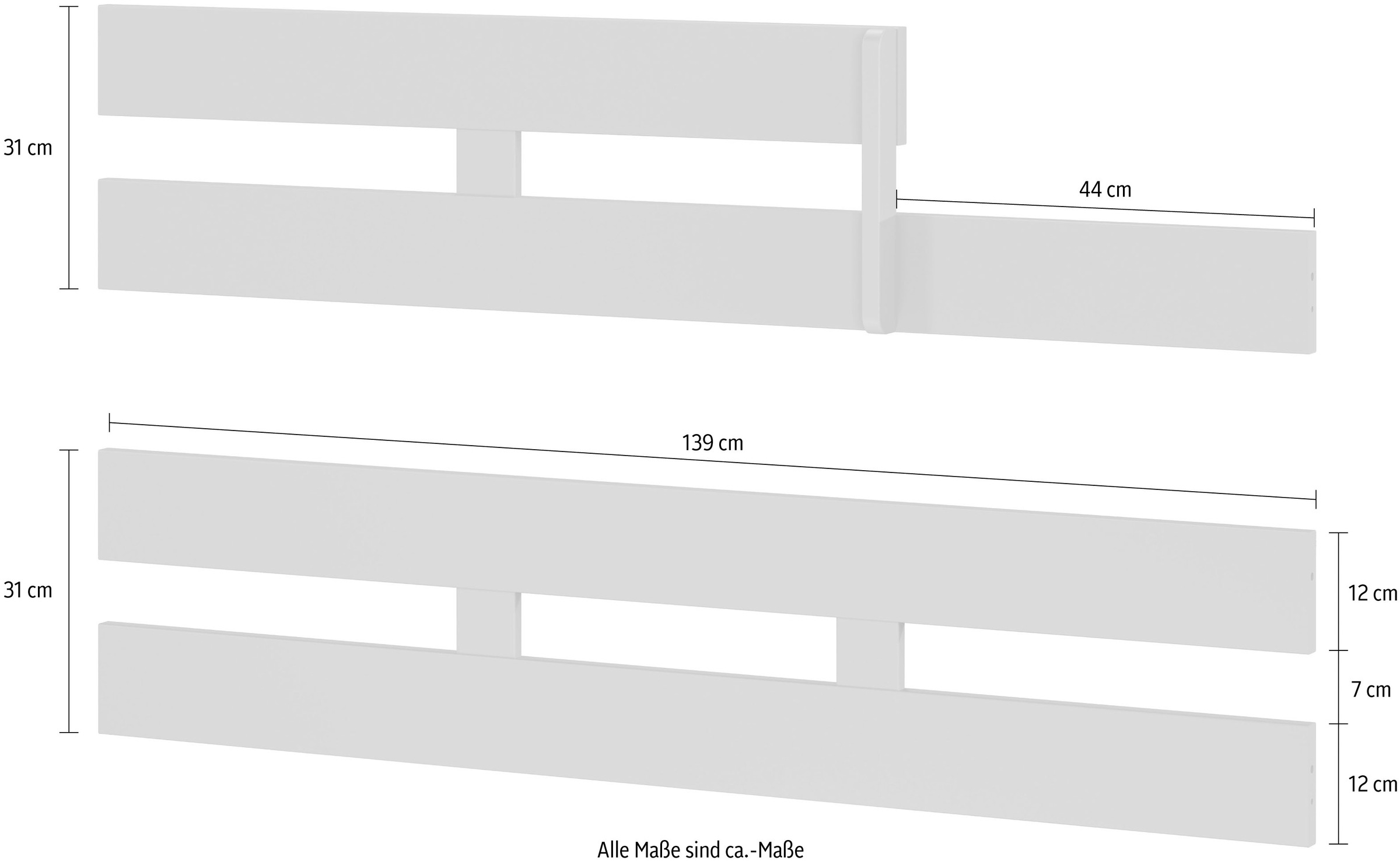 GERMANIA Umbauseiten »Tomino« 1 Stk. tlg. Sicherheitsset für Kinderbett GW-Tomino, Juniorbett mit Rausfallschutz