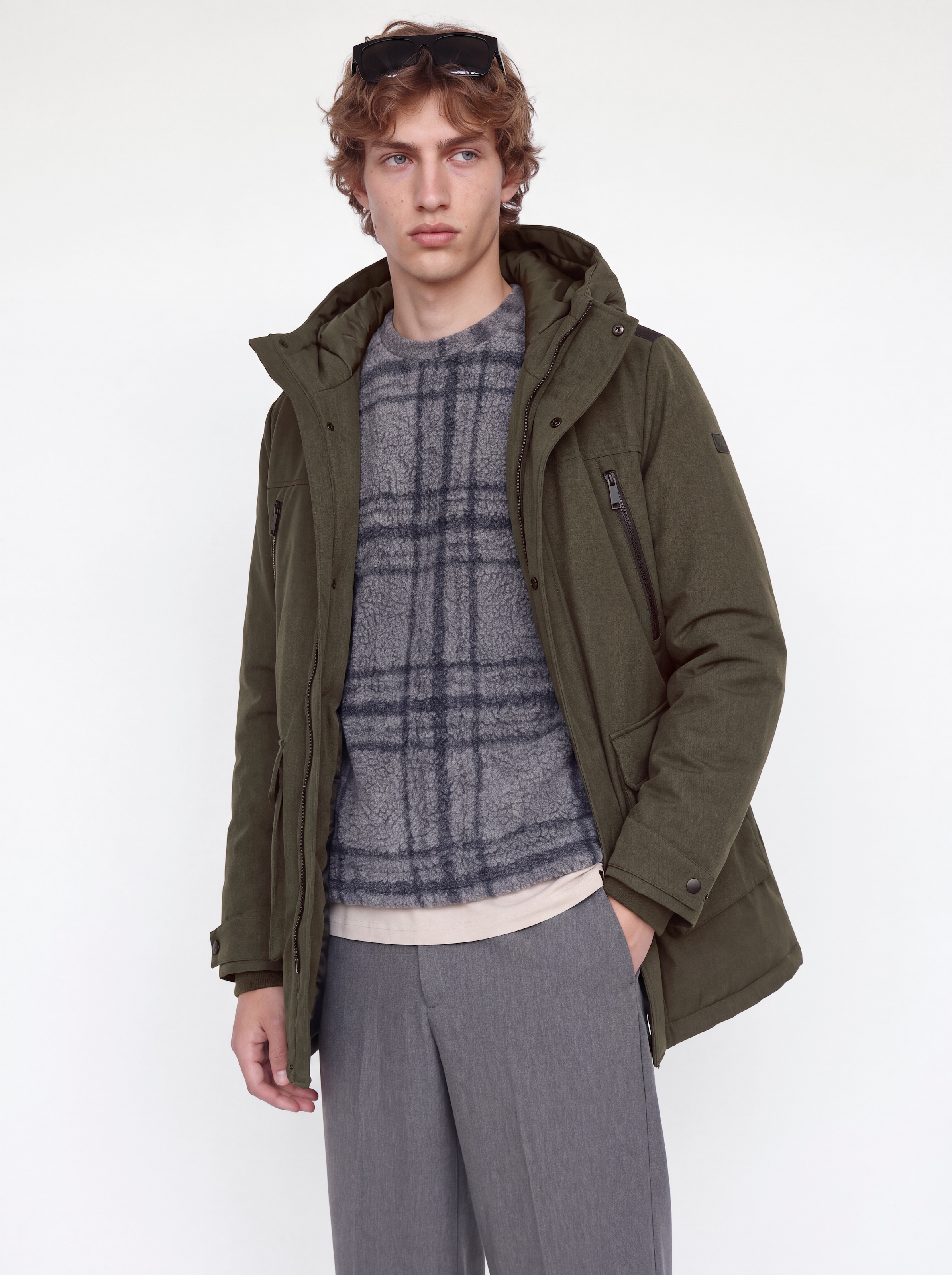 Jack & Jones Softshellparka »JJCLARK SOFTSHELL PARKA« mit Kapuze Kunstfaser, regular fit