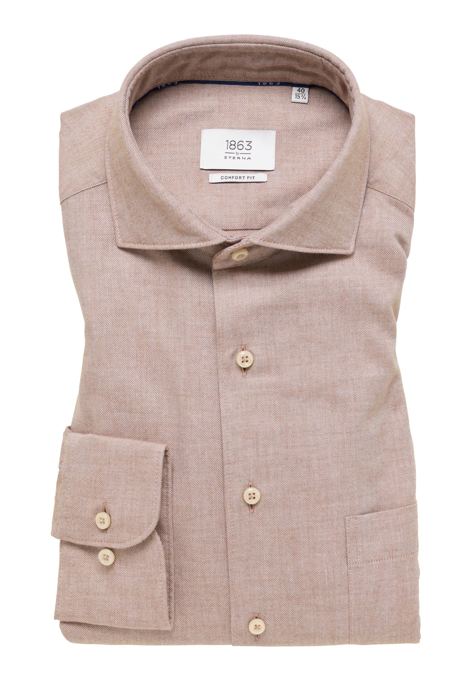 Eterna Langarmhemd »COMFORT FIT« EASY IRON (bügelleicht)
