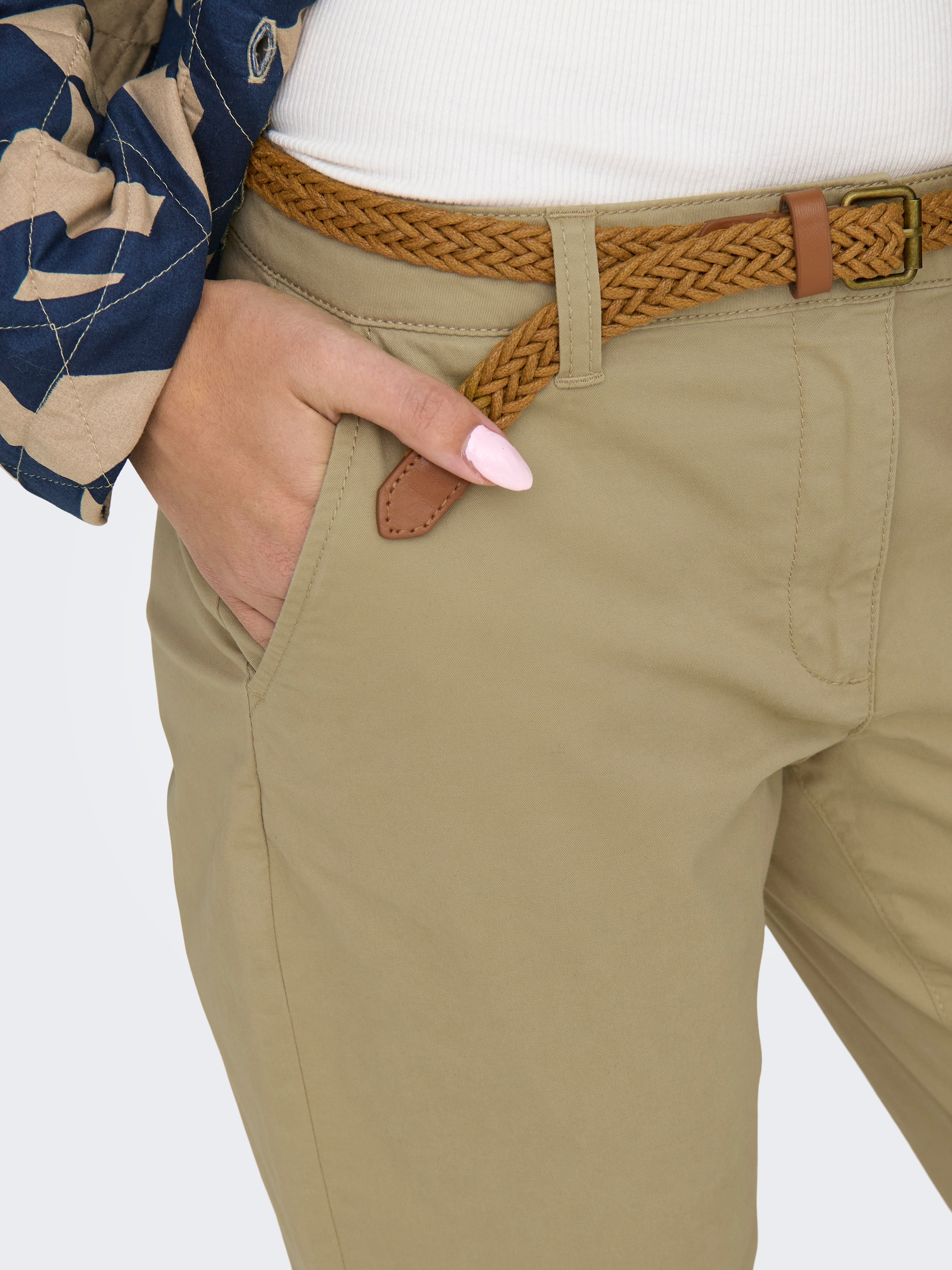 JDY Chinos »JDYCHICAGO MW BELTED CHINO PANTS PNT DIA«