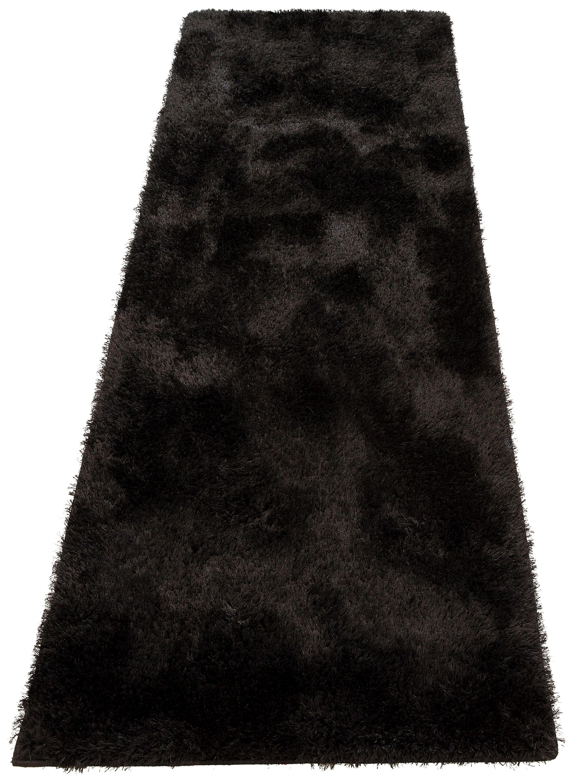 my home Tapis de sol à poils longs »Malin« Rectangulaire 43 mm Höhe Uni-Farben, leicht glänzend, besonders flauschig durch Mikrofaser