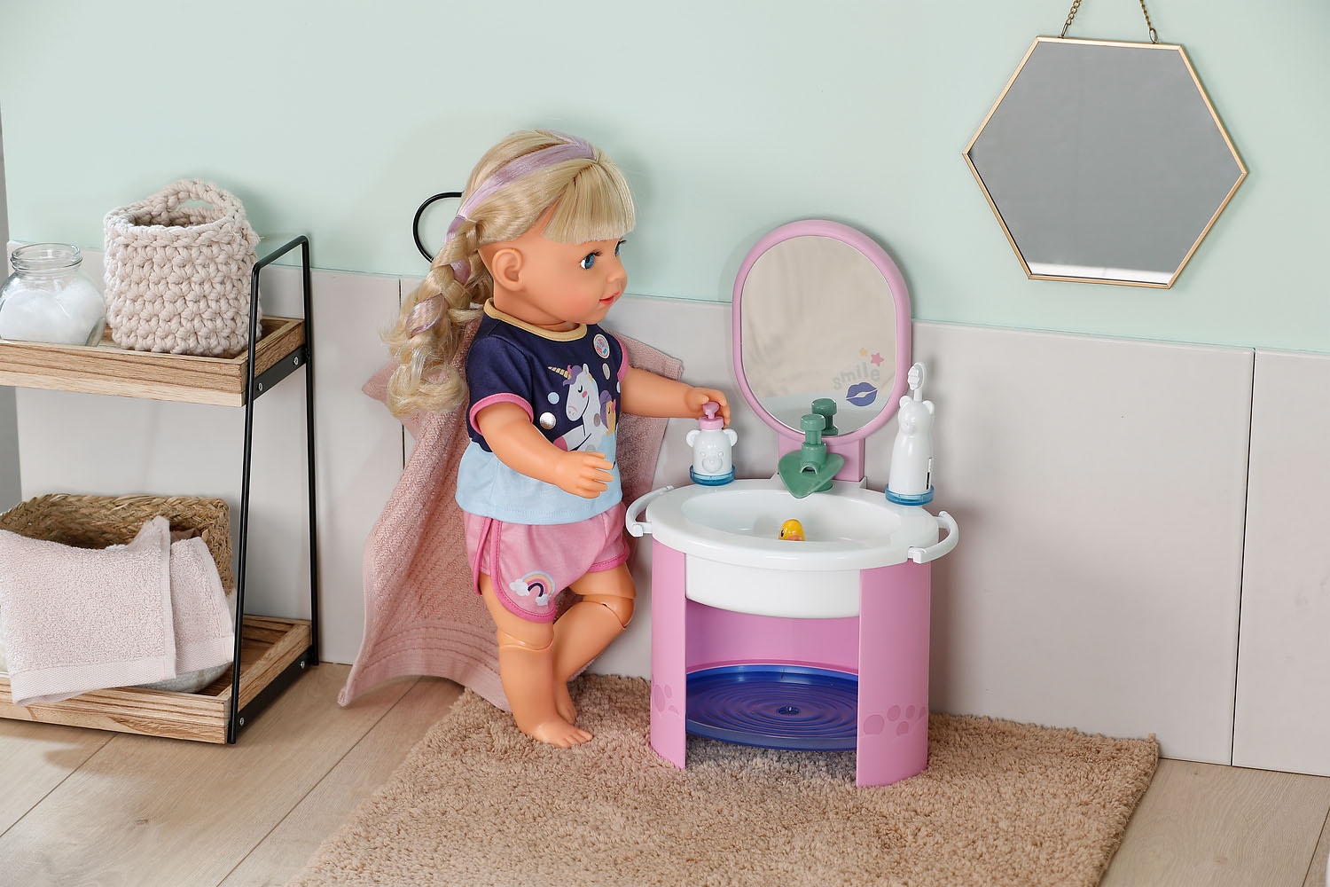 Baby Born Puppen Spielcenter »Handwaschbecken«