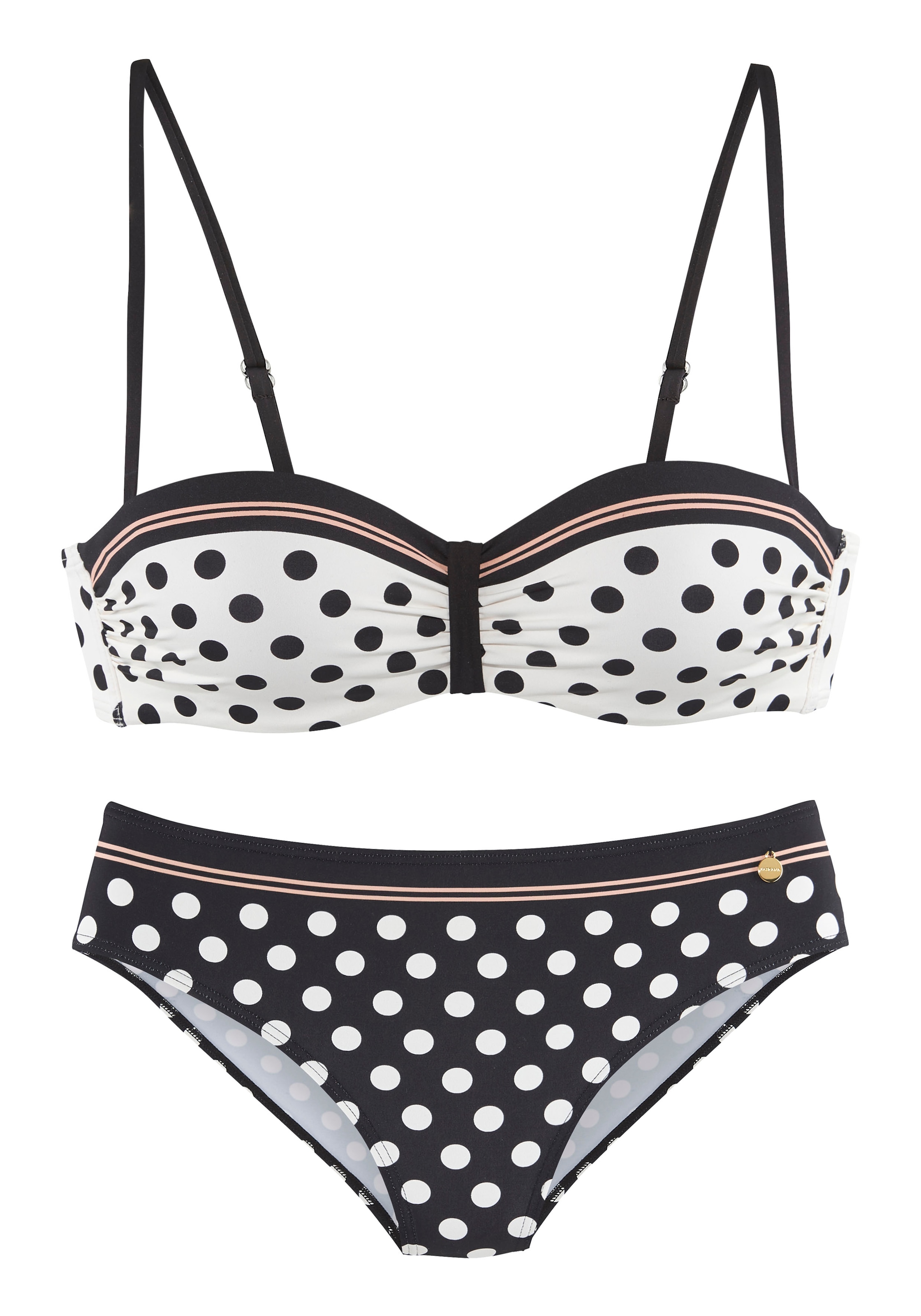 LASCANA Bikini à armatures mit süssen Tupfen