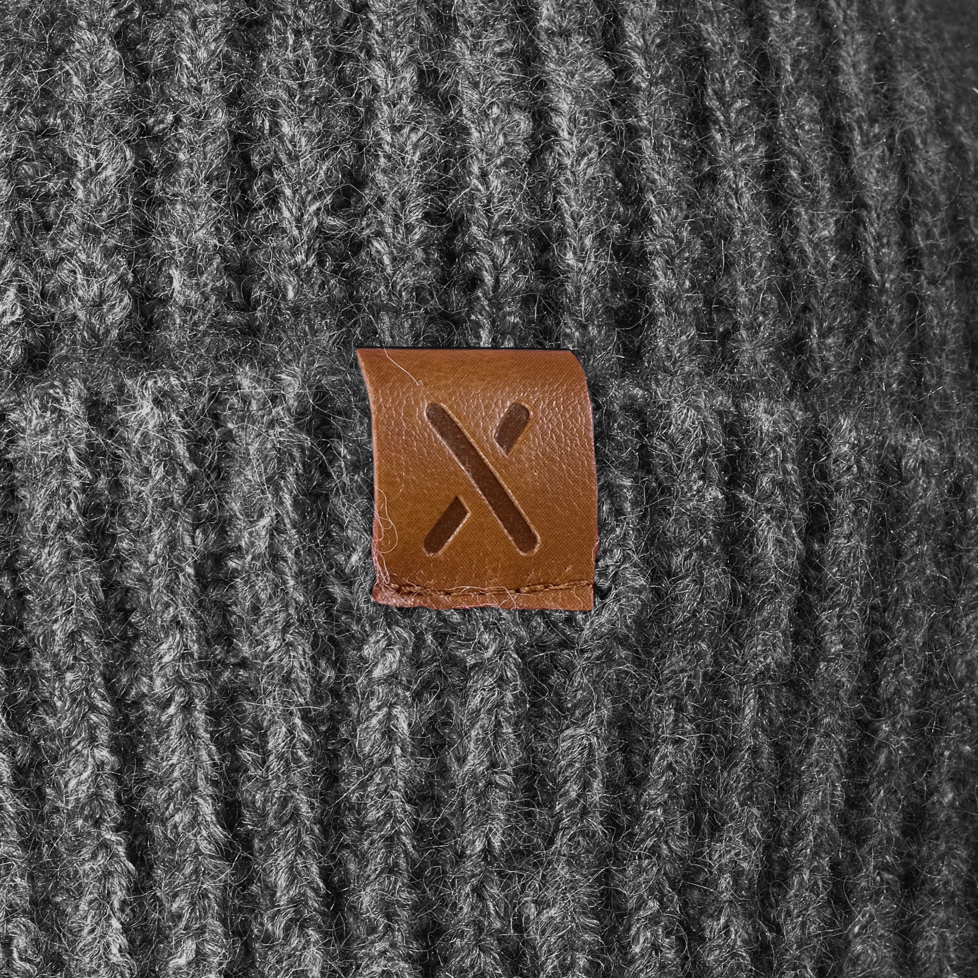 MAXIMO Strickmütze doppelt gestrickt, ungefüttert, breiter Umschlag