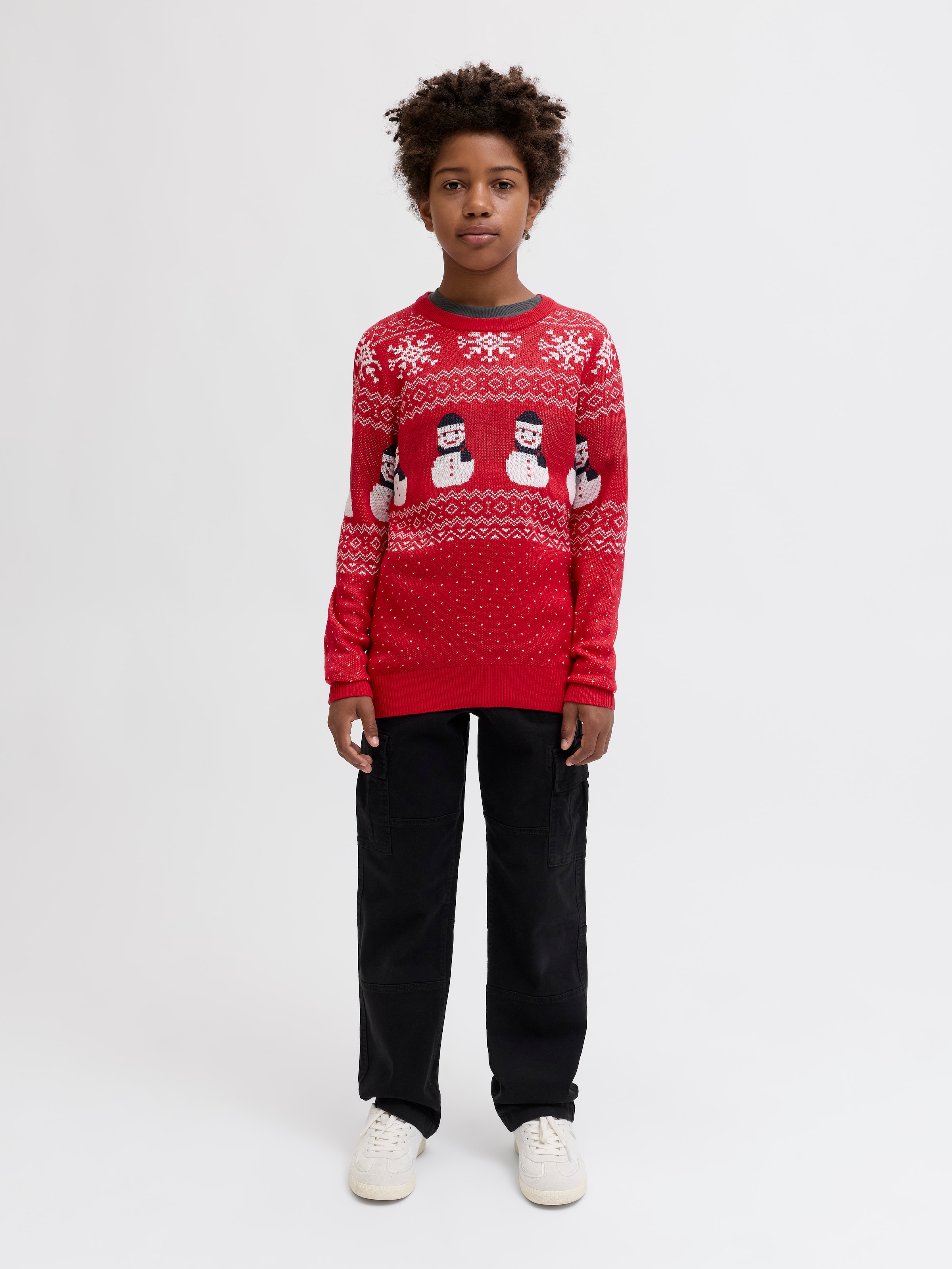 Jack & Jones Junior Pull de Noël »JJXMAS ANDREW KNIT CREW NECK JNR«