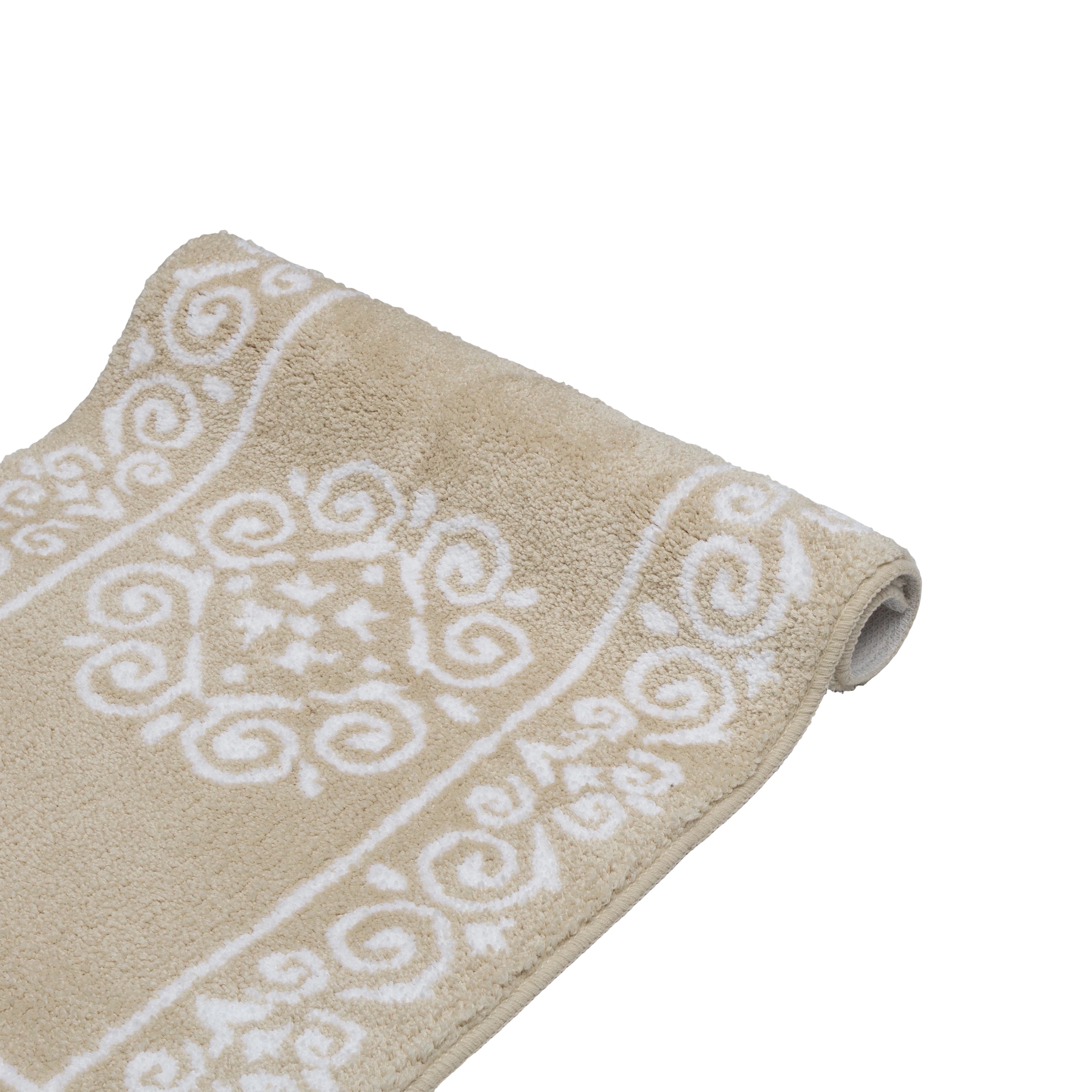 GOODproduct Tapis de bain »Dafna, Badteppich, Badvorleger, Badezimmer Teppich« Höhe 12 mm revêtement antidérapant Séchage rapide | compatible chauffage au sol style orientale, design vintage