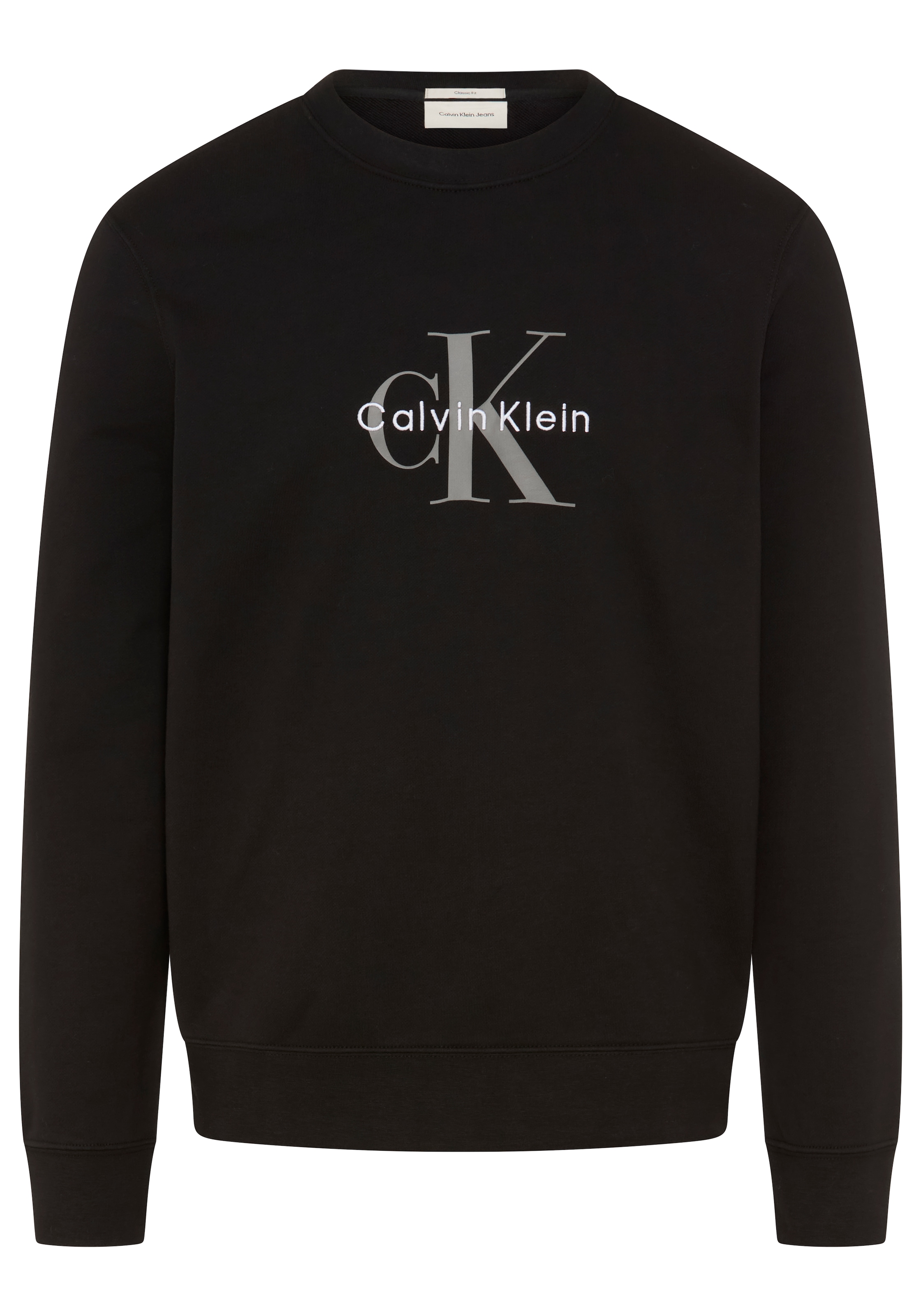Calvin Klein Jeans Sweat-shirt , Col rond, coupe régulière, grand imprimé logo
