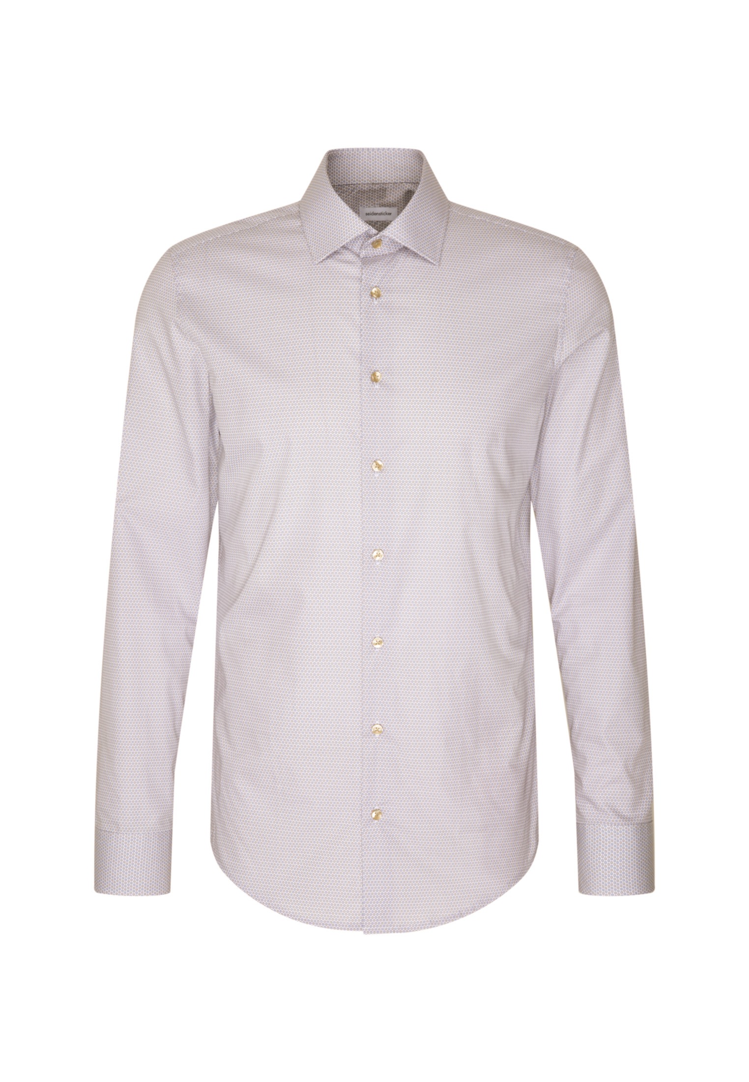seidensticker Businesshemd »Shaped« Shaped 1/1 Kentkragen Druck