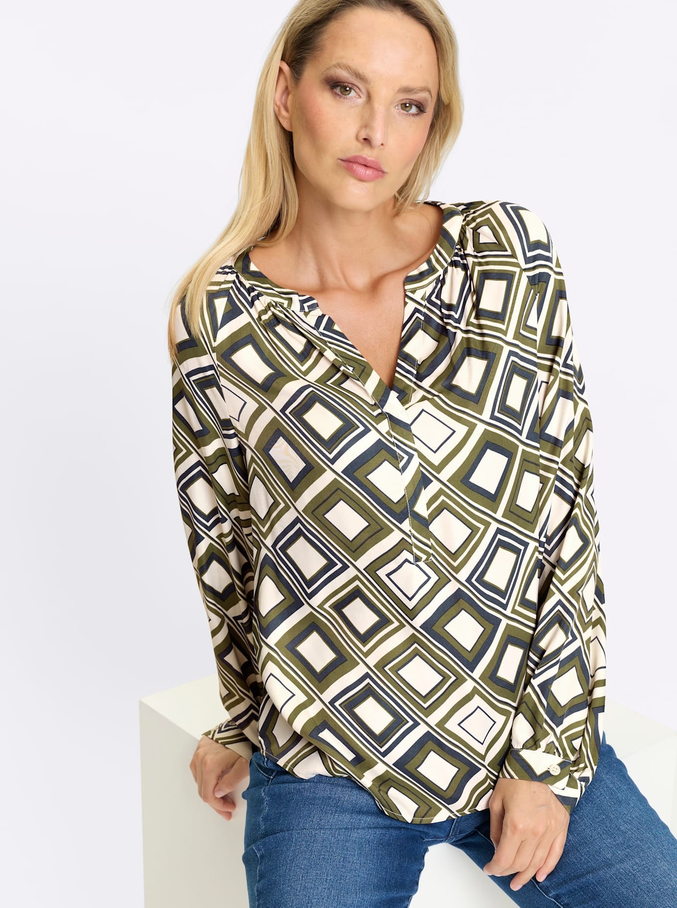 heine Blouse à manches longues