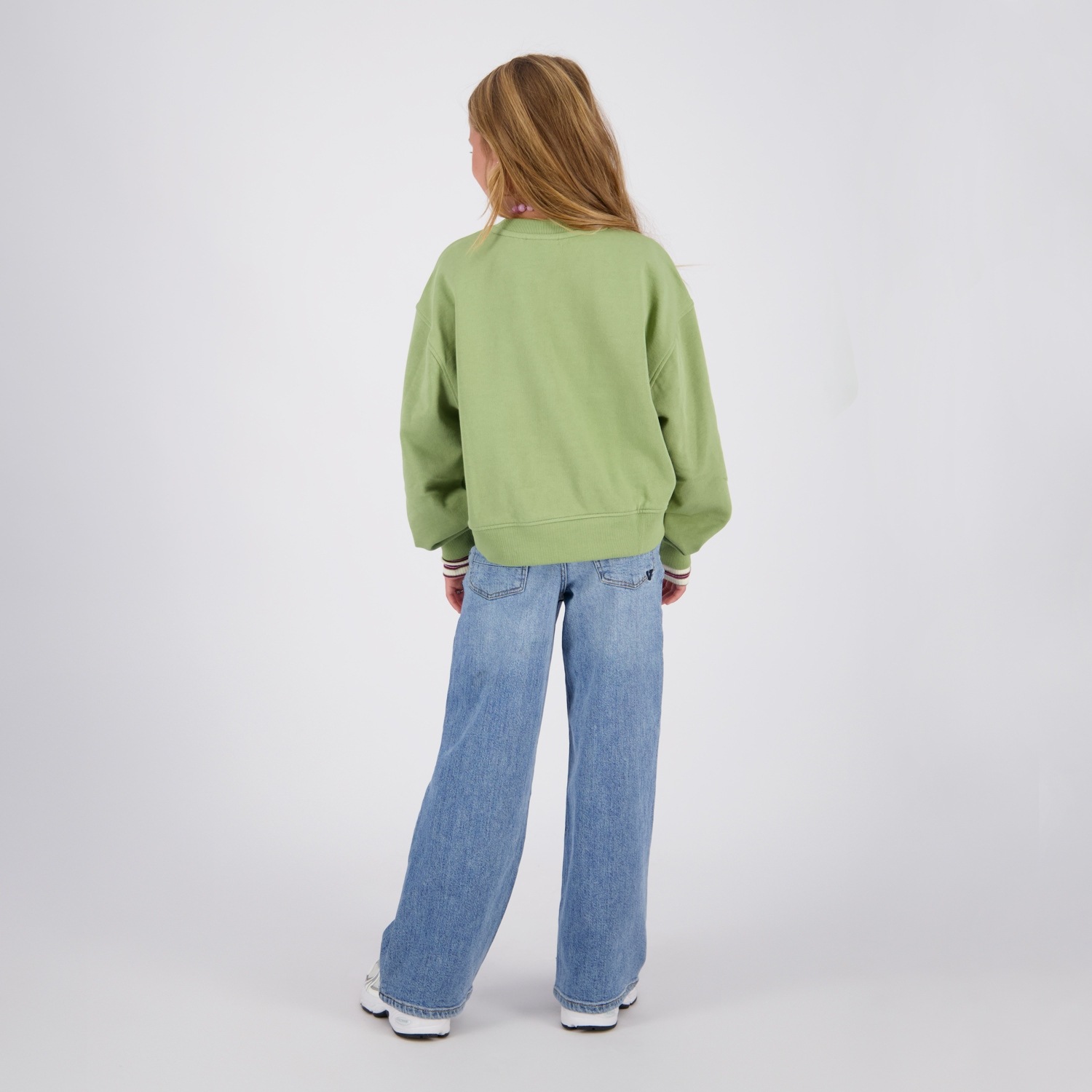 Vingino Jeans large »Cita Special« style 5 poches, brodé, jambe large