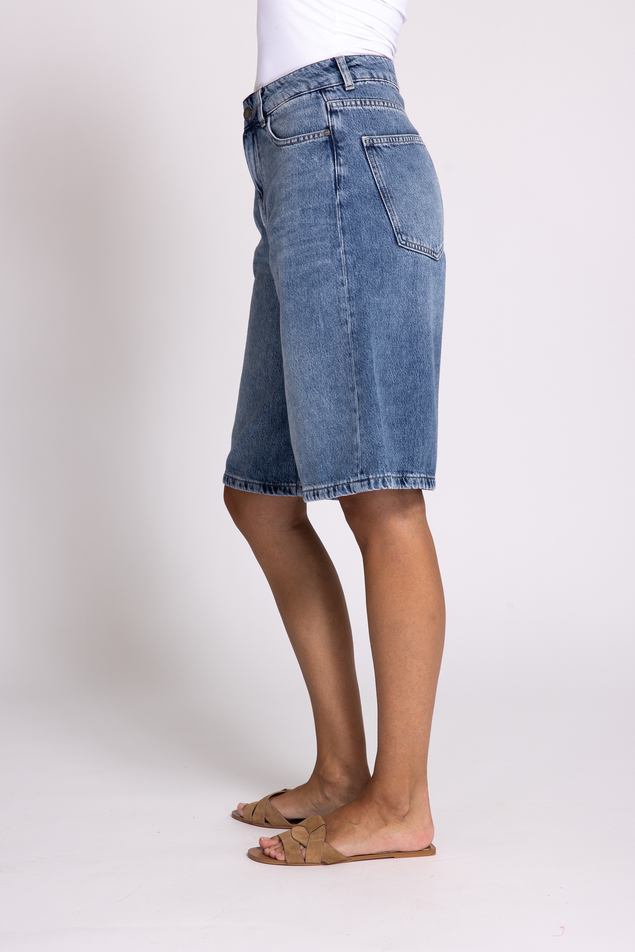 Zhrill Shorts »INSA Denim Bermuda«  Sommerhose knielang, im Bermuda-Stil