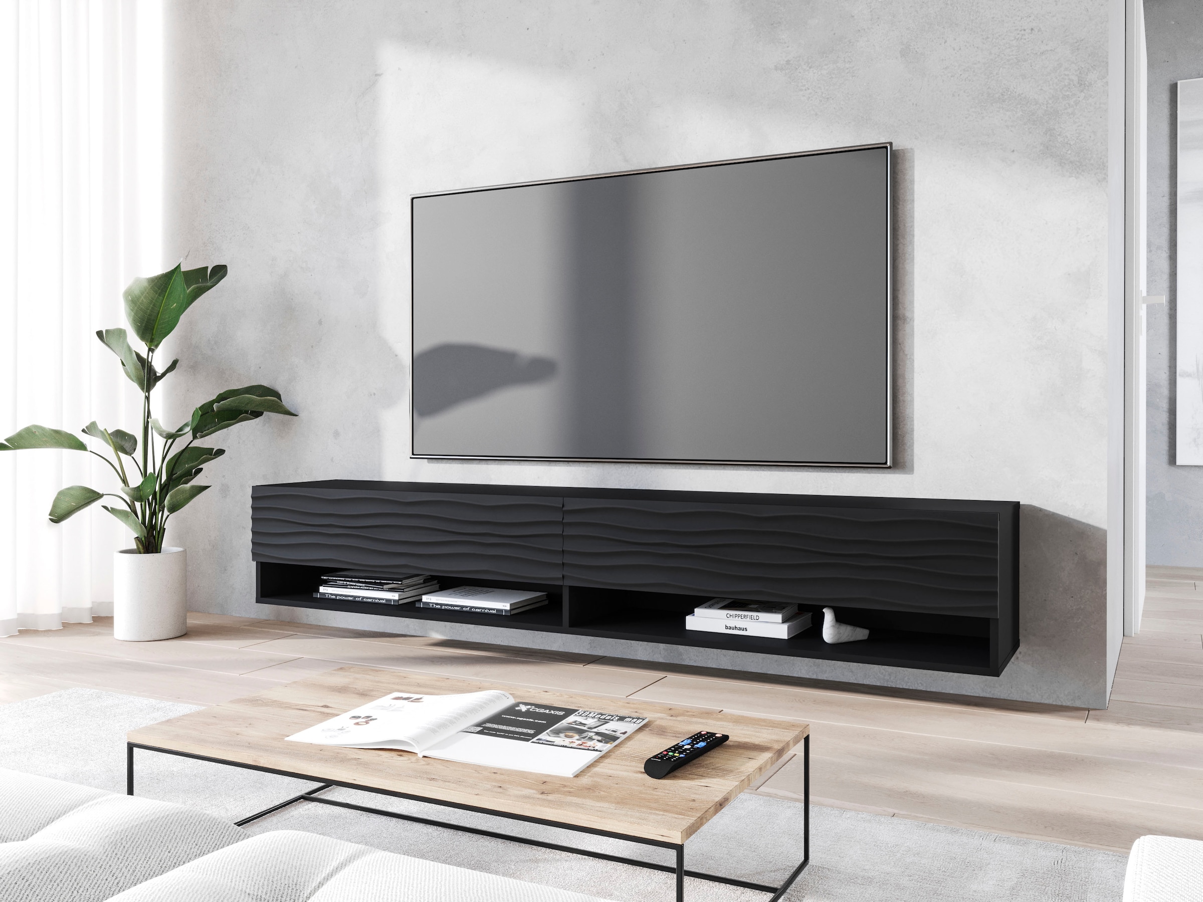 Home affaire Table basse debout et suspendu
