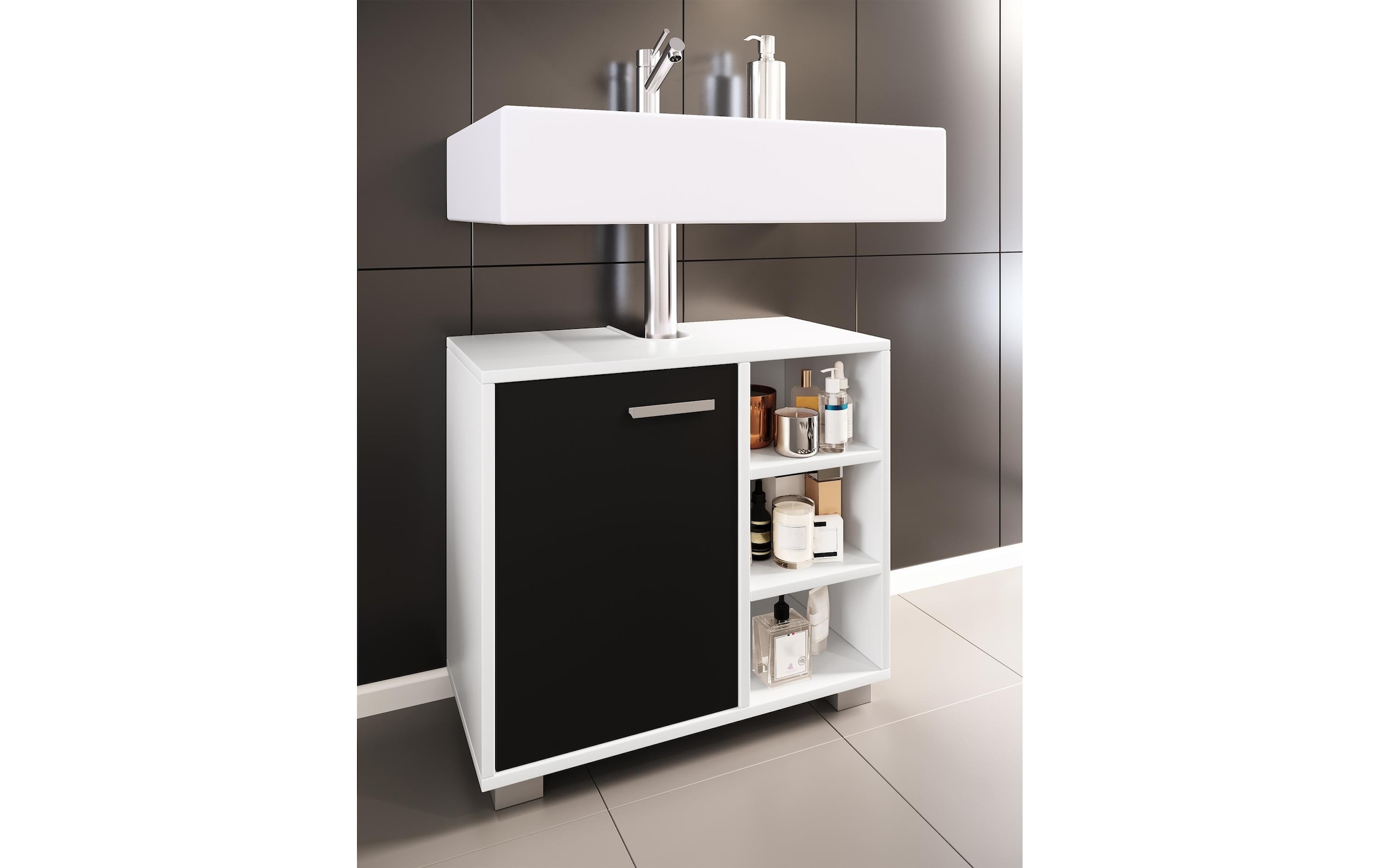 VCM Armoire sous lavabo »Zalo L 60 x 55 cm«