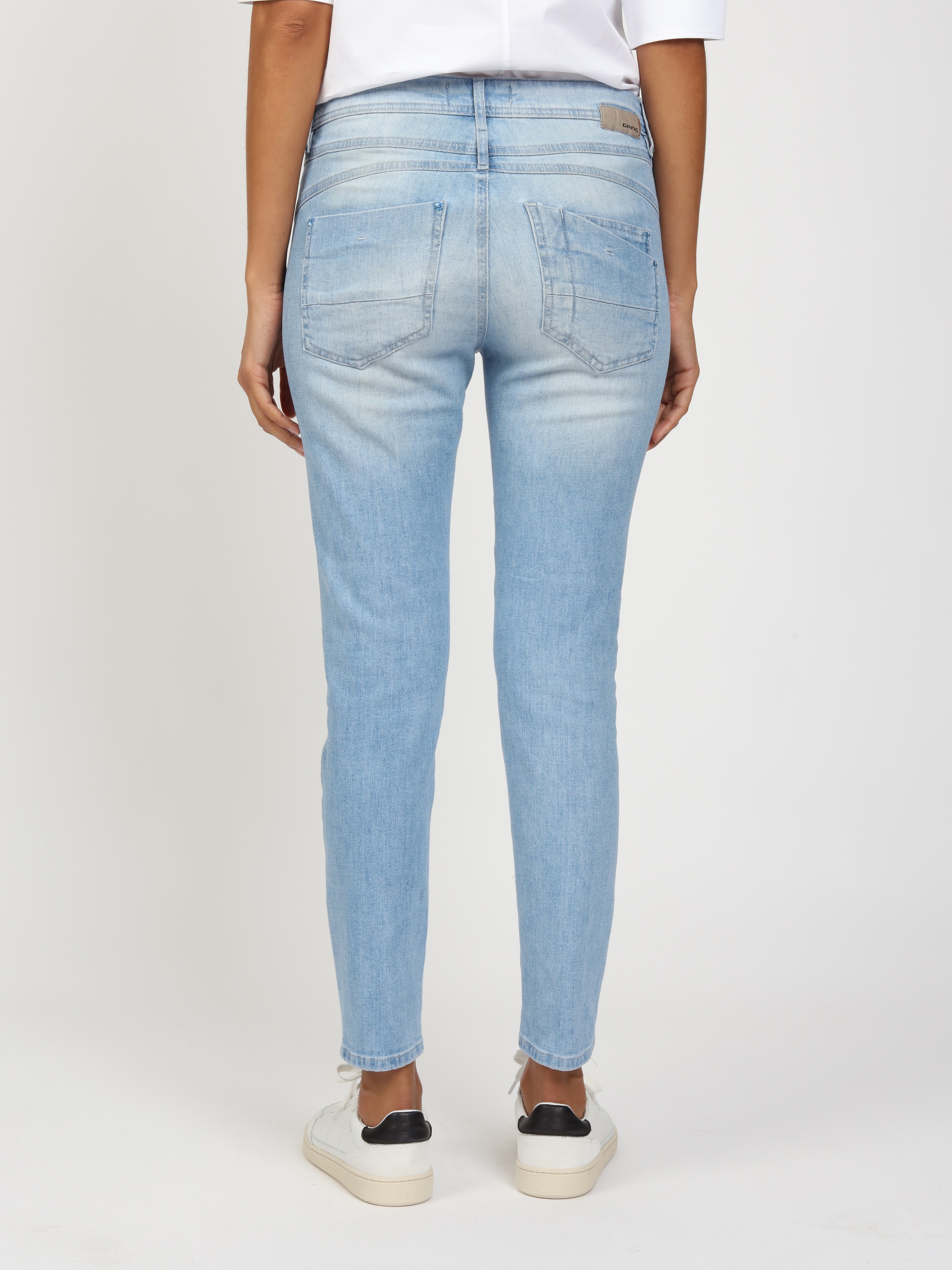 GANG 5-Pocket-Hose »94AMELIE CROPPED«  mit doppelter Passe und doppelter, rechter Gesässtasche